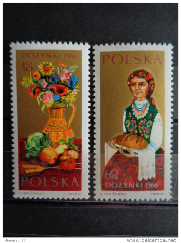 POLOGNE 1966 N° 1543 à 1545 ** - FESTIVAL - Ungebraucht