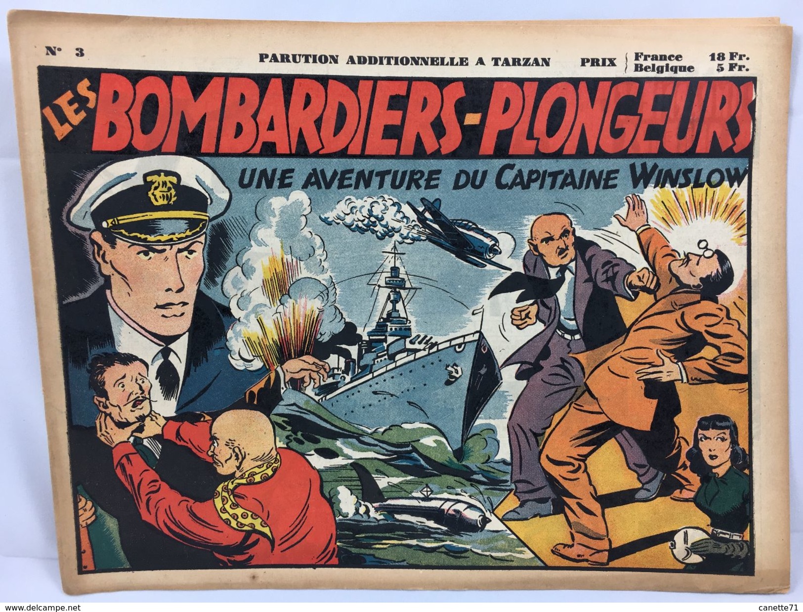 Récit Complet, Collection "Les Belles Aventures", Les Bombardiers-Plongeurs, Un Aventure Du Capitaine Winslow - Autre Magazines