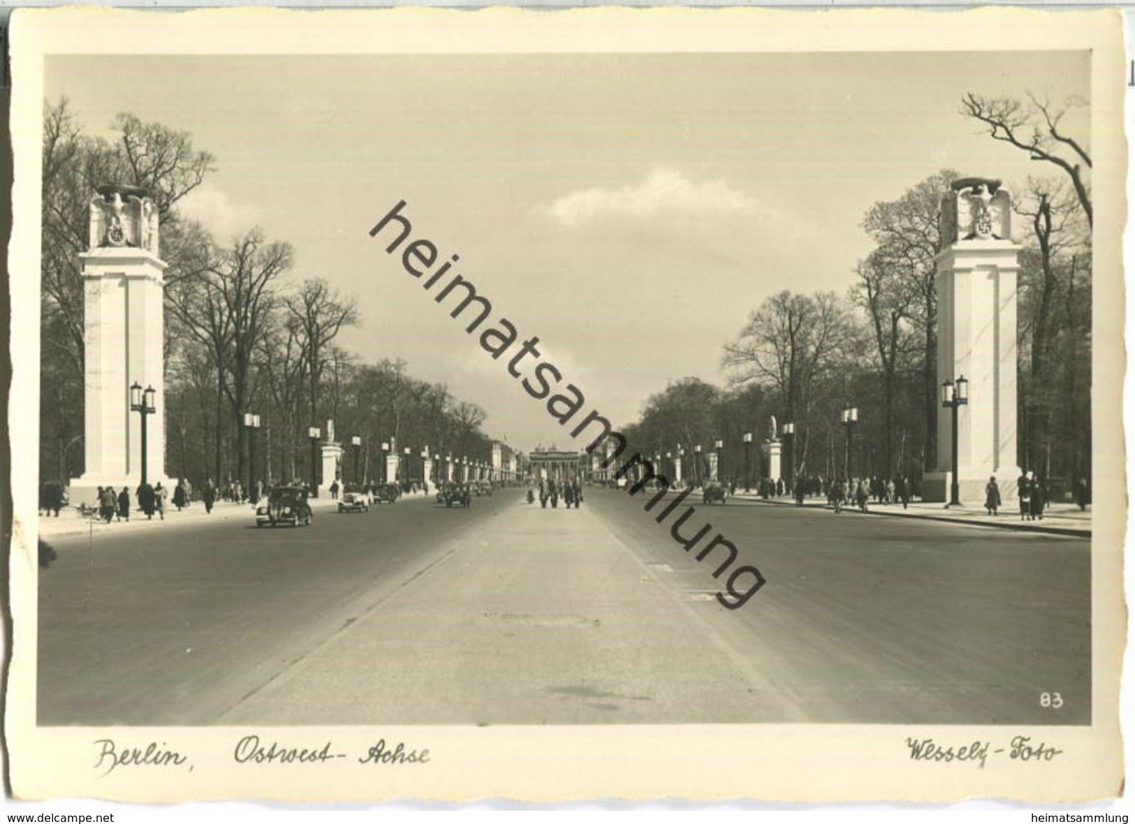 Berlin - Ostwest Achse - Wessely-Foto 30er Jahre - Verlag Felix Setecki - Tiergarten