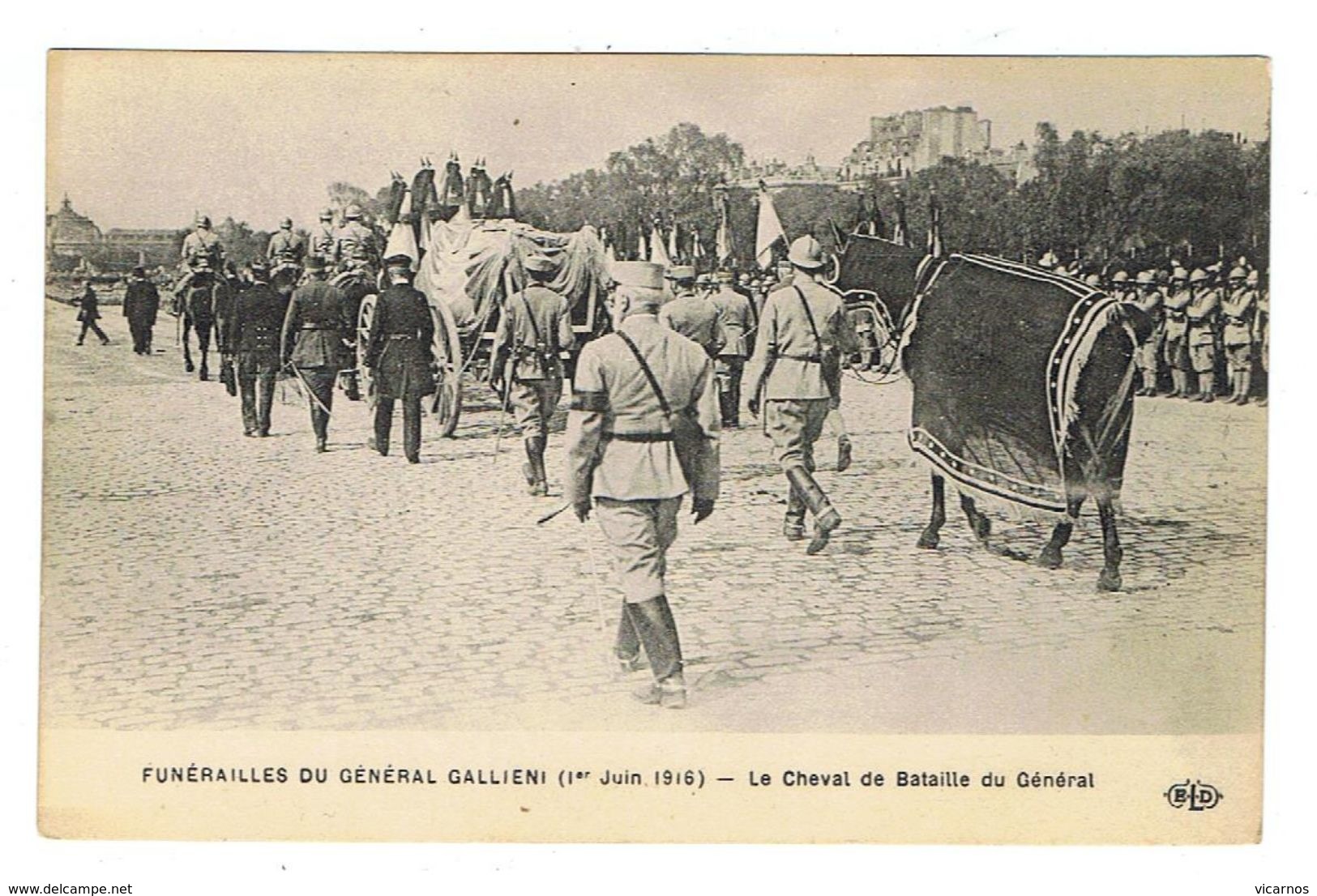 CPA Funerailles Du Général Gallieni 1er Juin 1916 Lot De 11 Cartes - Sonstige & Ohne Zuordnung