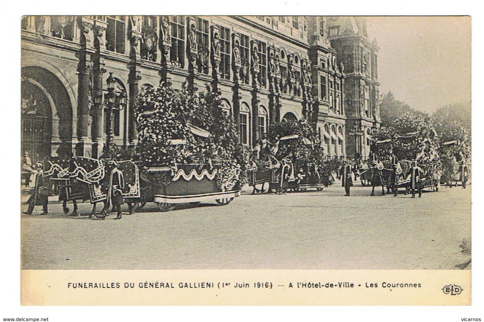 CPA Funerailles Du Général Gallieni 1er Juin 1916 Lot De 11 Cartes - Sonstige & Ohne Zuordnung