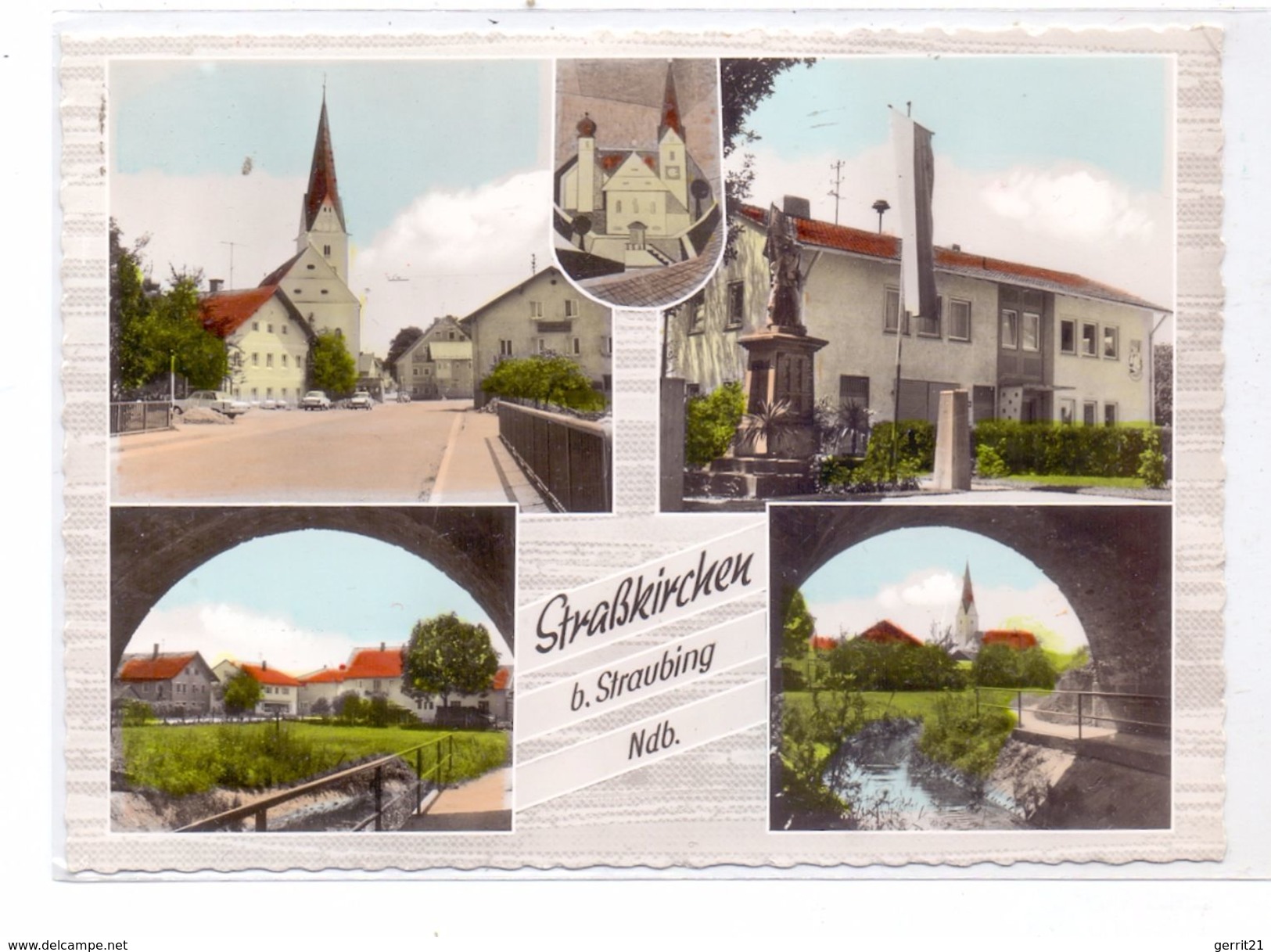 8444 STRASSKIRCHEN, Mehrbild-AK - Straubing