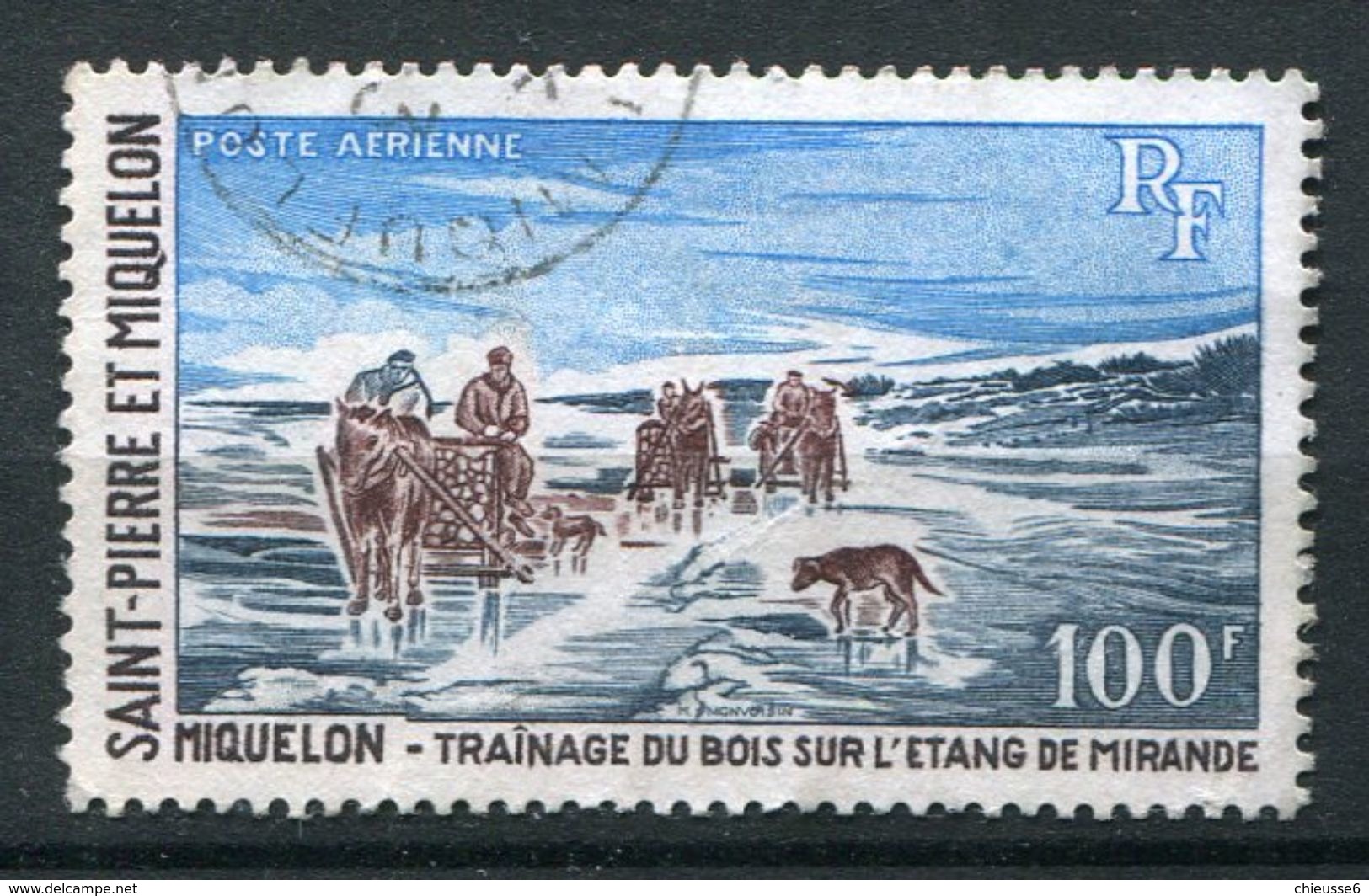 St Pierre Et Miquelon  Ob PA 45 - Traineau - Oblitérés