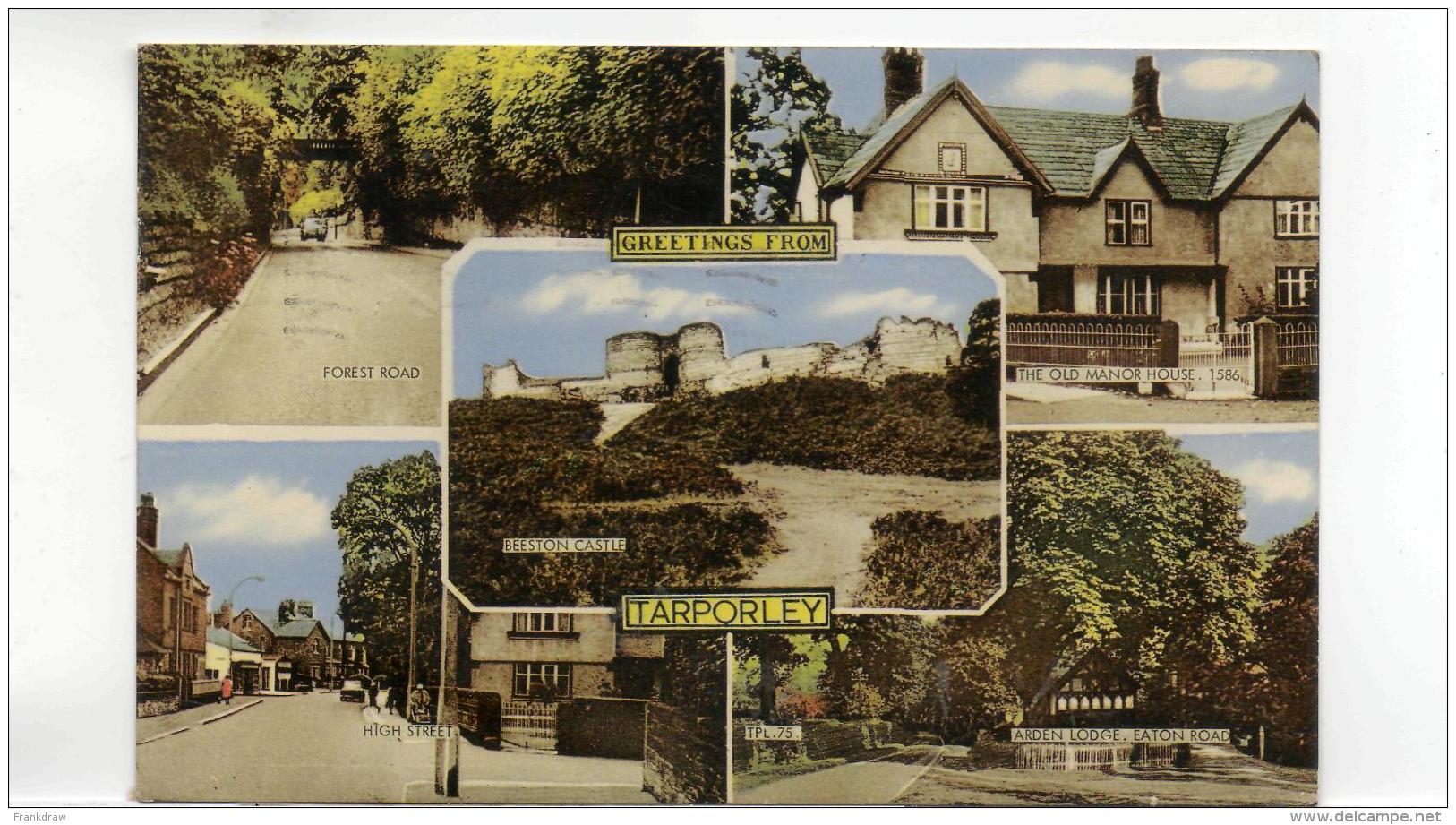 Postcard - Tarporley - No Card No - Posted 11May 1967 Very Good - Non Classés