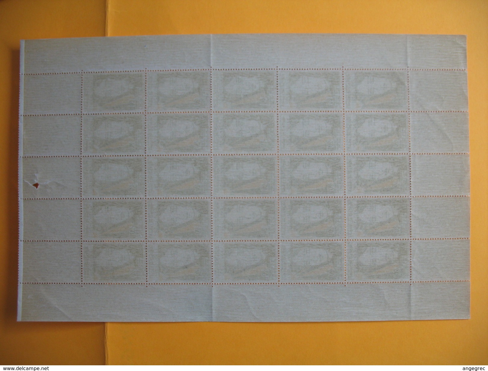 Tunisie 1958   lot de feuille complète de 25  timbre  du N° 458 - 460 - 461 neuf **