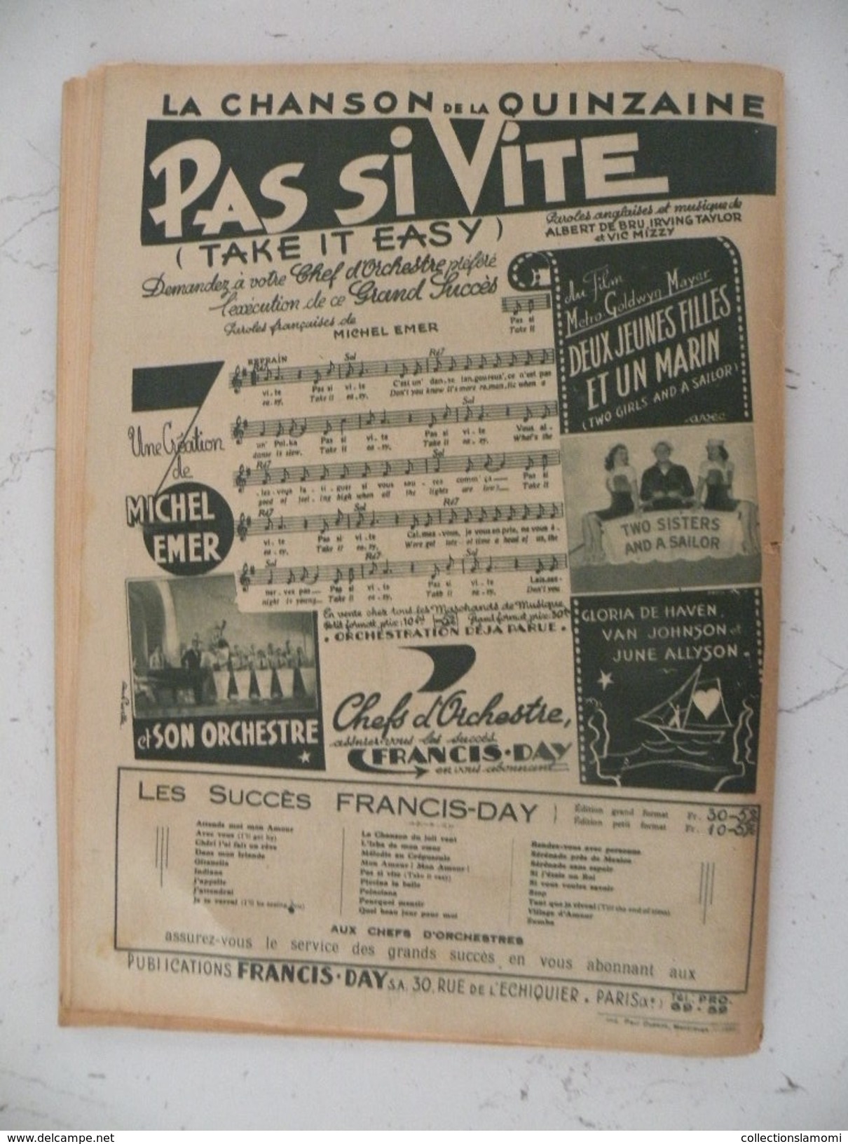 La Semaine Radiophonique N°7 > 22.2.1947 > Simone Alma & Eliot Handy, Programmes De France & étranger 26 Pages - Geschiedenis