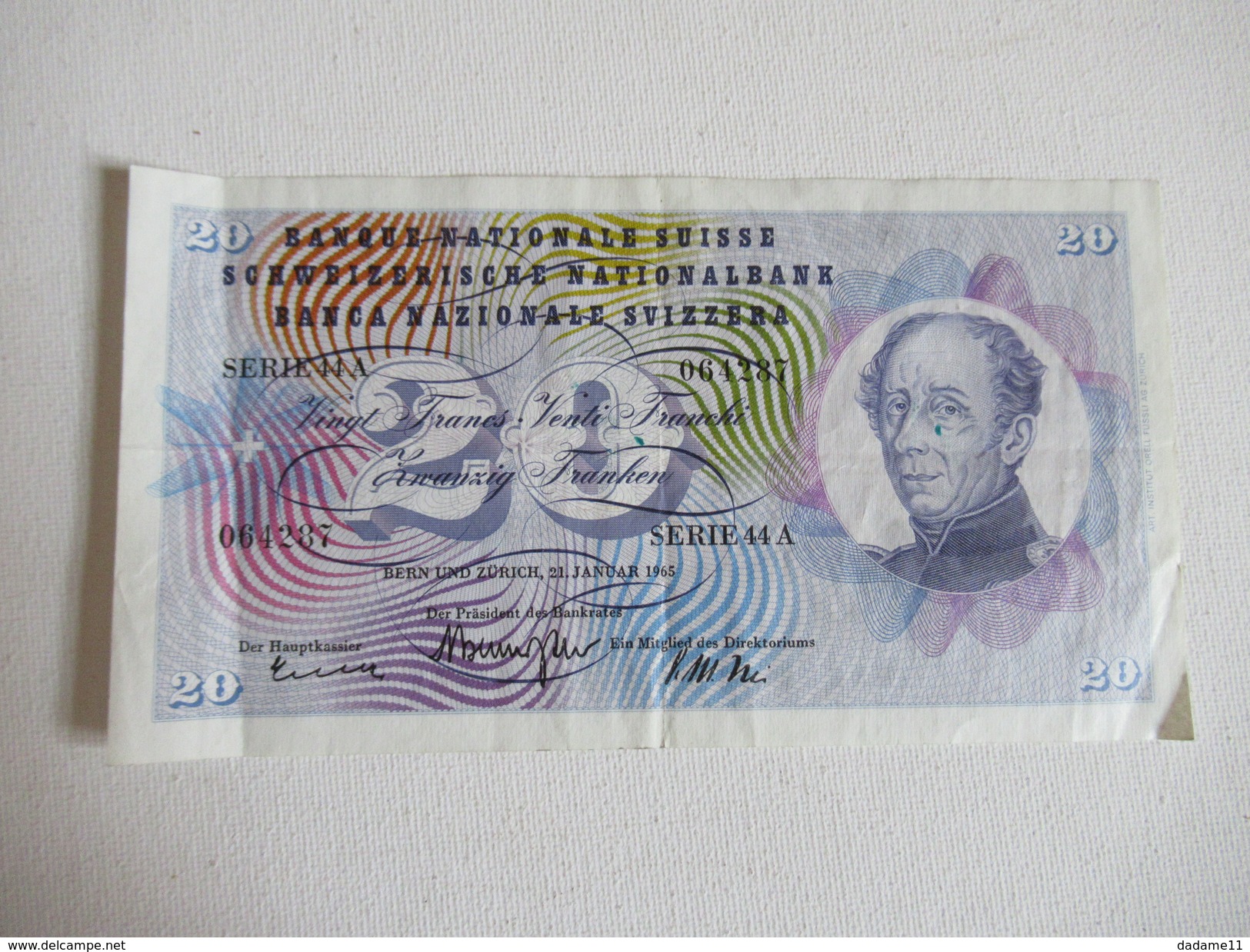 Suisse 20 Francs - Zwitserland