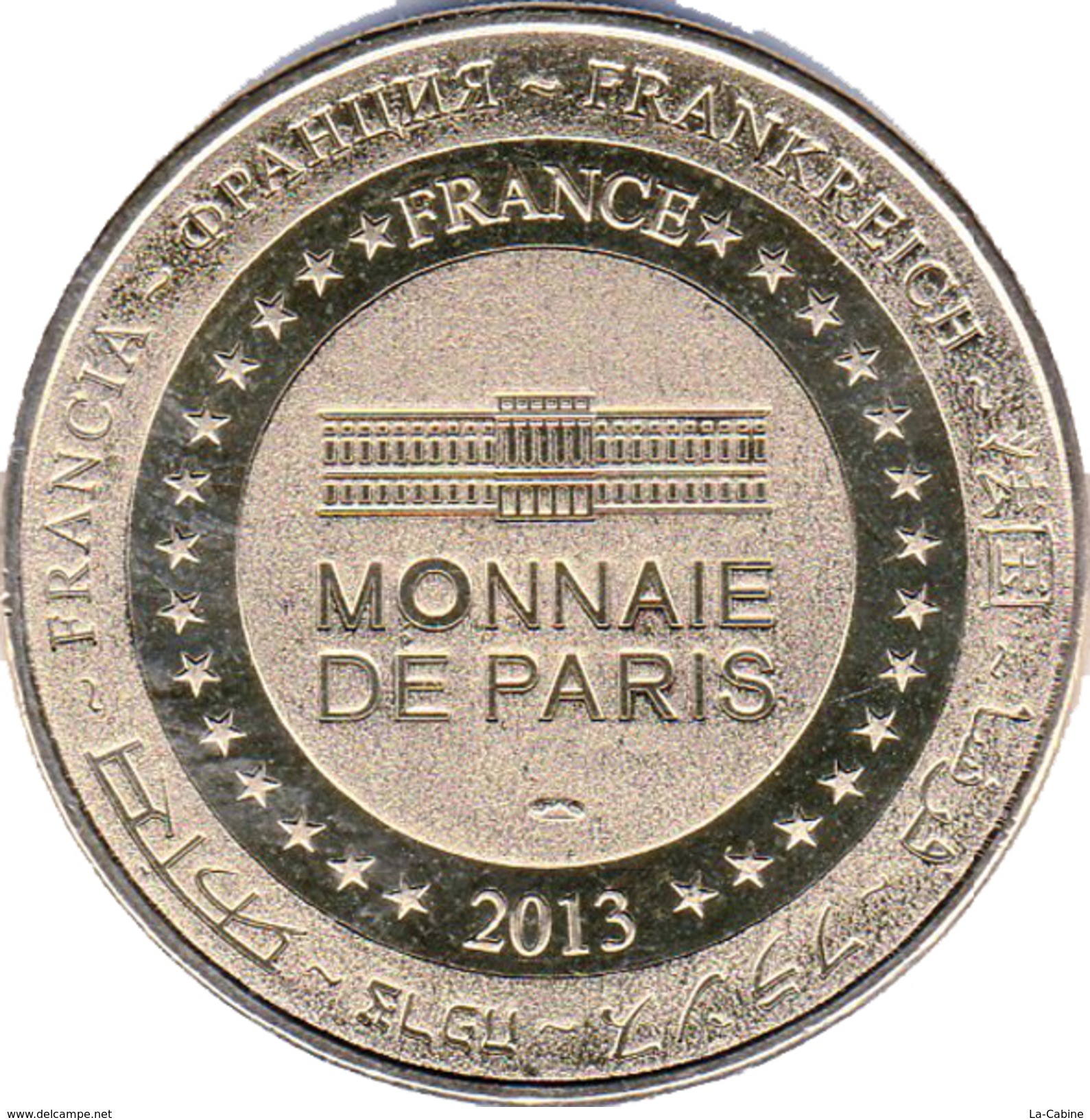 30 GARD ALÈS MINE TÉMOIN CÉVENNES MÉDAILLE MONNAIE DE PARIS 2013 JETON TOKEN MEDALS COINS - 2013