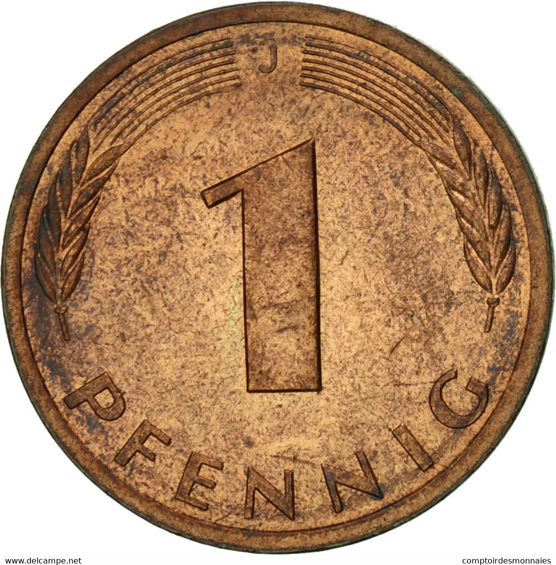 Monnaie, République Fédérale Allemande, Pfennig, 1982, Hambourg, TTB, Copper - 1 Pfennig