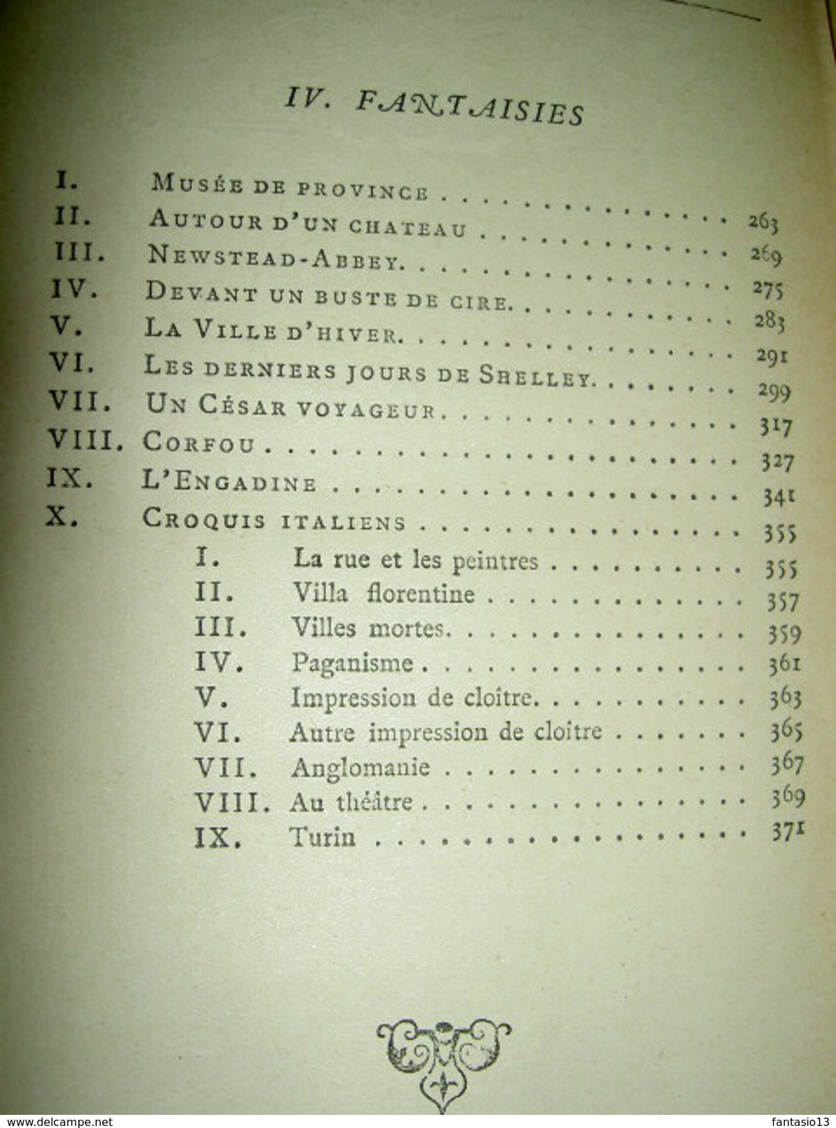 Etudes et Portraits Paul Bourget T.2 Etudes anglaise /Fantaisies 1895  Voyage Angleterre Londres Corfou Italie / Lemerre