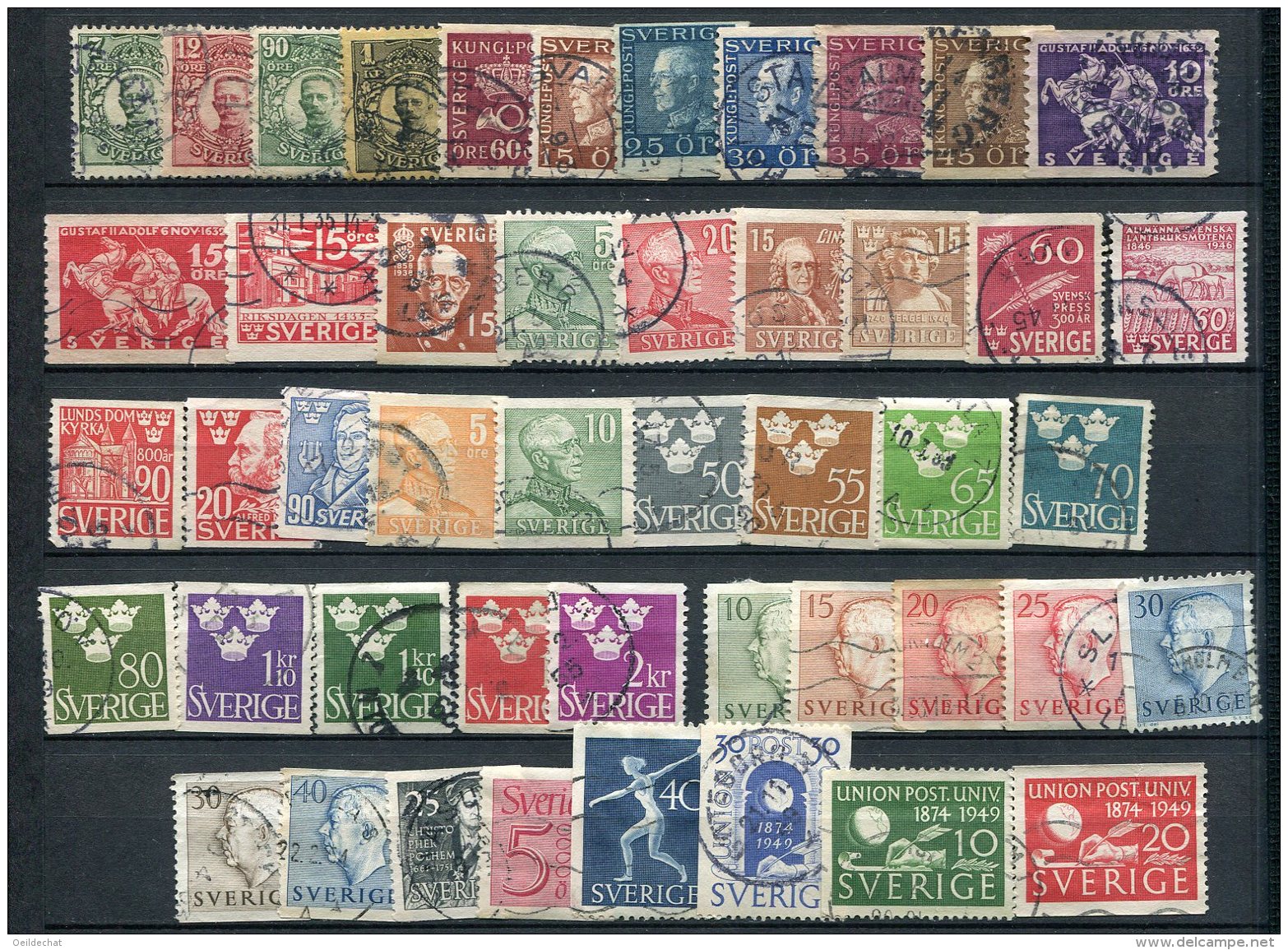 4985    SUEDE  Collection   De  1918 / 1953         TB - Collections