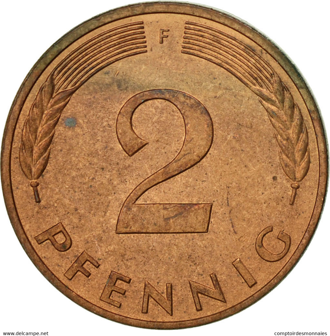 Monnaie, République Fédérale Allemande, 2 Pfennig, 1982, Stuttgart, TTB - 2 Pfennig