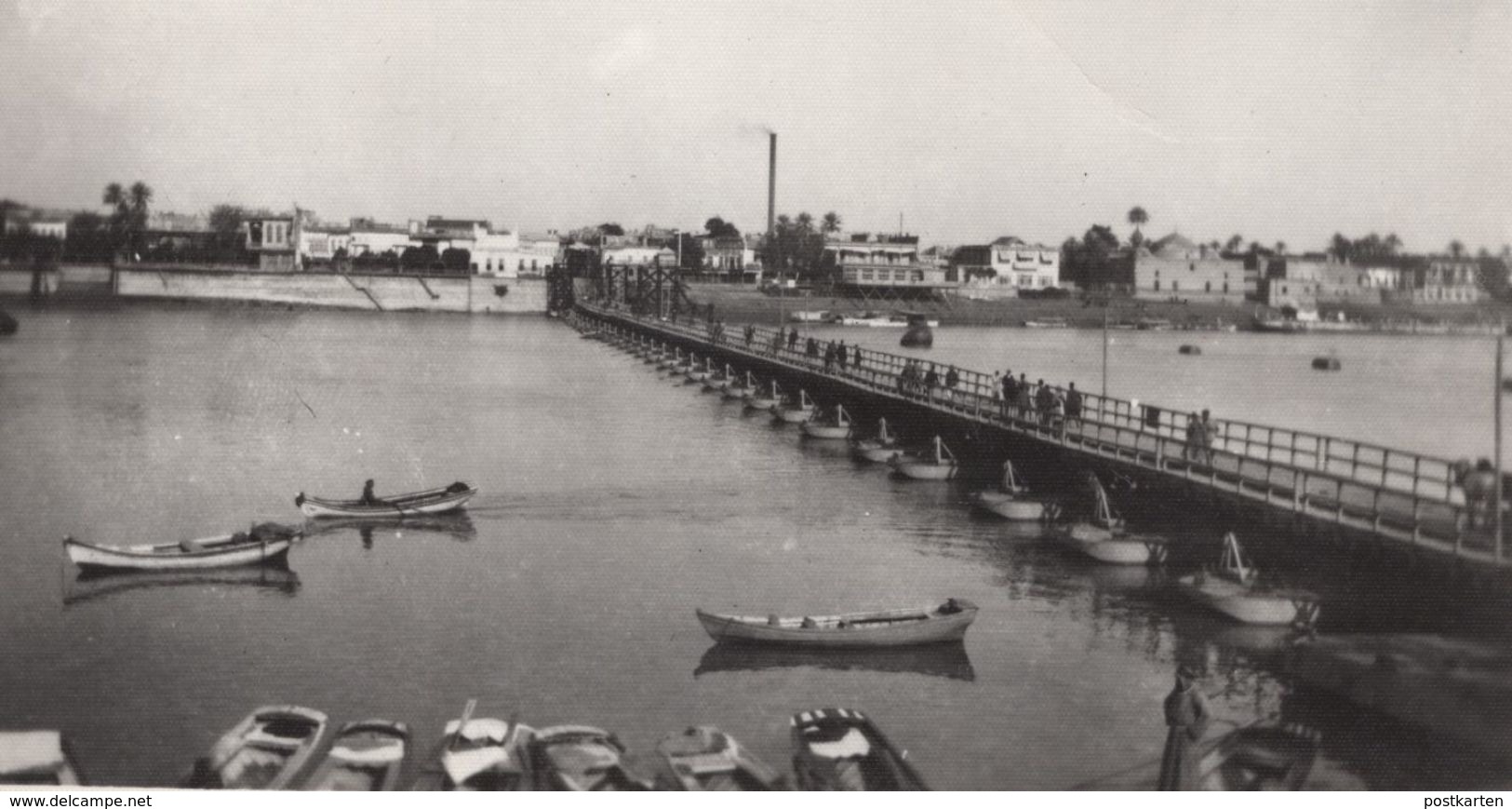 ALTE POSTKARTE BAGHDAD IRAK TIGRIS Fluss Boote River Boats Iraq Bagdad AK Cpa Postcard Ansichtskarte - Iraq