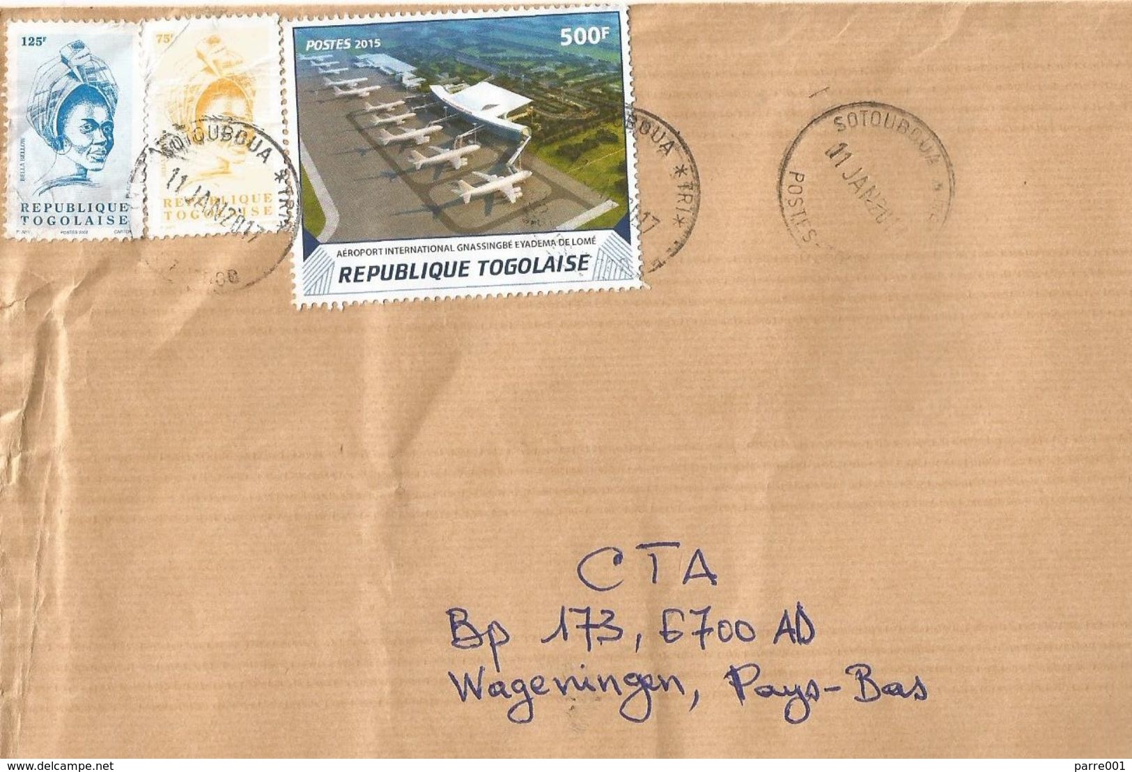 Togo 2017 Sotouboua Airport 500f Cover - Togo (1960-...)