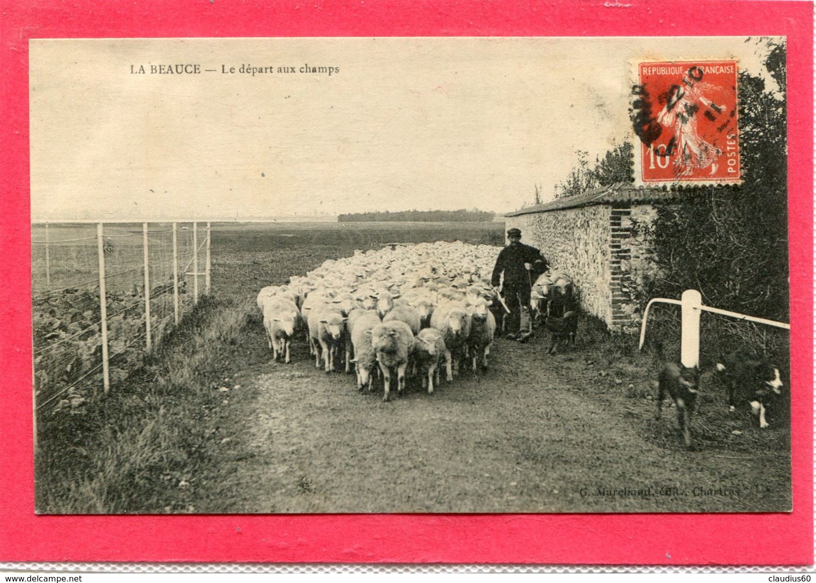 28 .   LA    BEAUCE  ,Le  Départ  Aux  Champs  . - Centre-Val De Loire