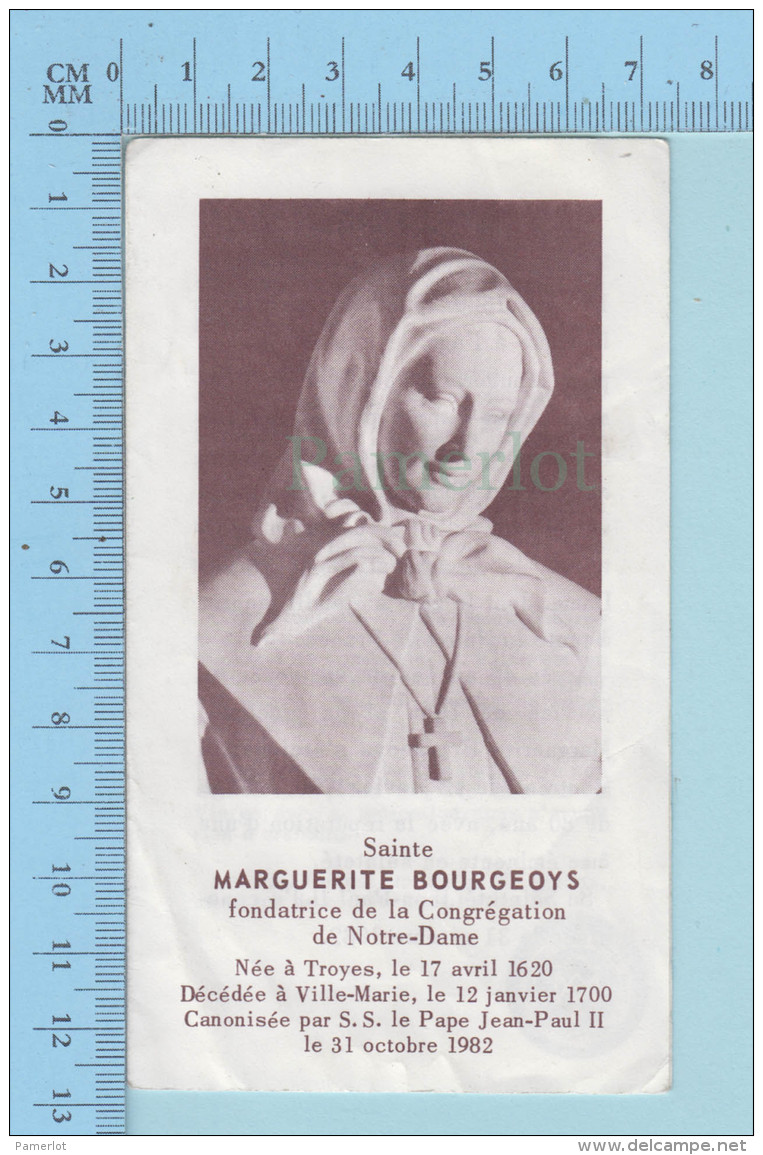 Image Reliquaire - Relique De Sainte Marguerite Bourgeoys, Sceau Congr. Notre-Dame De Montreal - Religion & Esotérisme