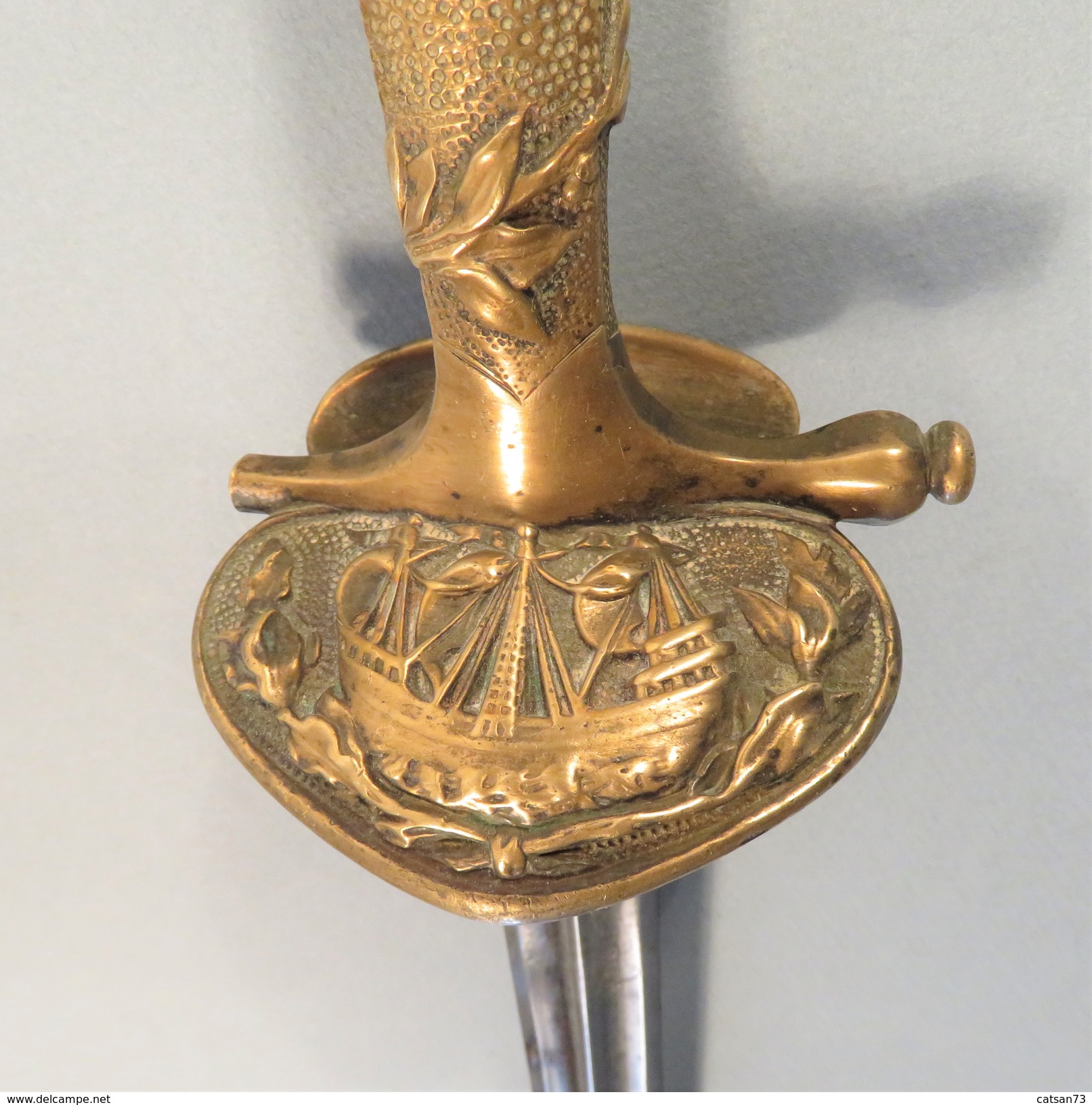 EPEE DE SERGENT DE VILLE DE PARIS NEF BATEAU GARDE NATIONALE VERS 1830 - Armes Blanches