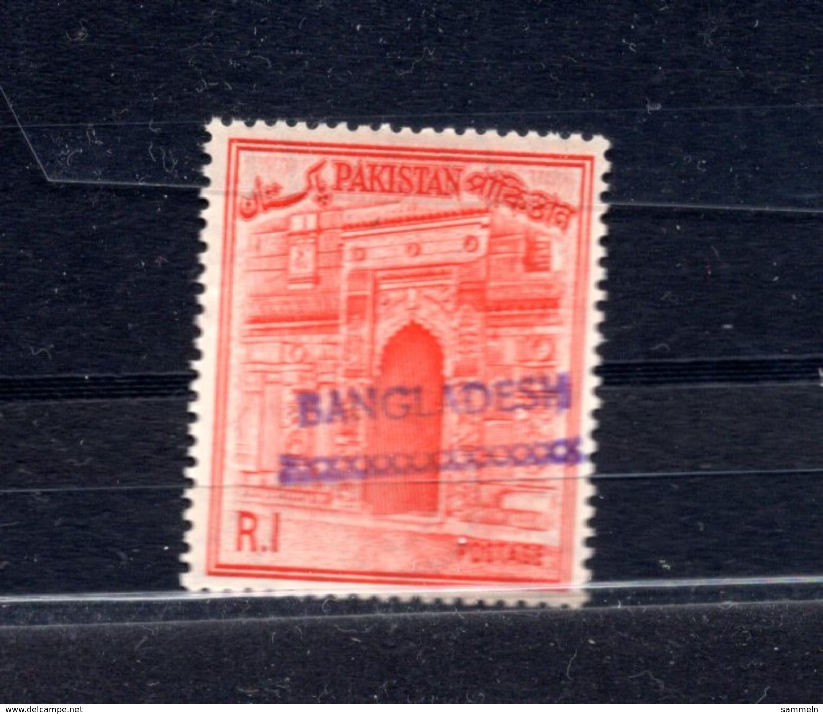 9318 Bangla Desh Überdruck Overprint Provisorien Pakistan Ca. 1971/1972 Postfrisch Mnh - Bangladesh