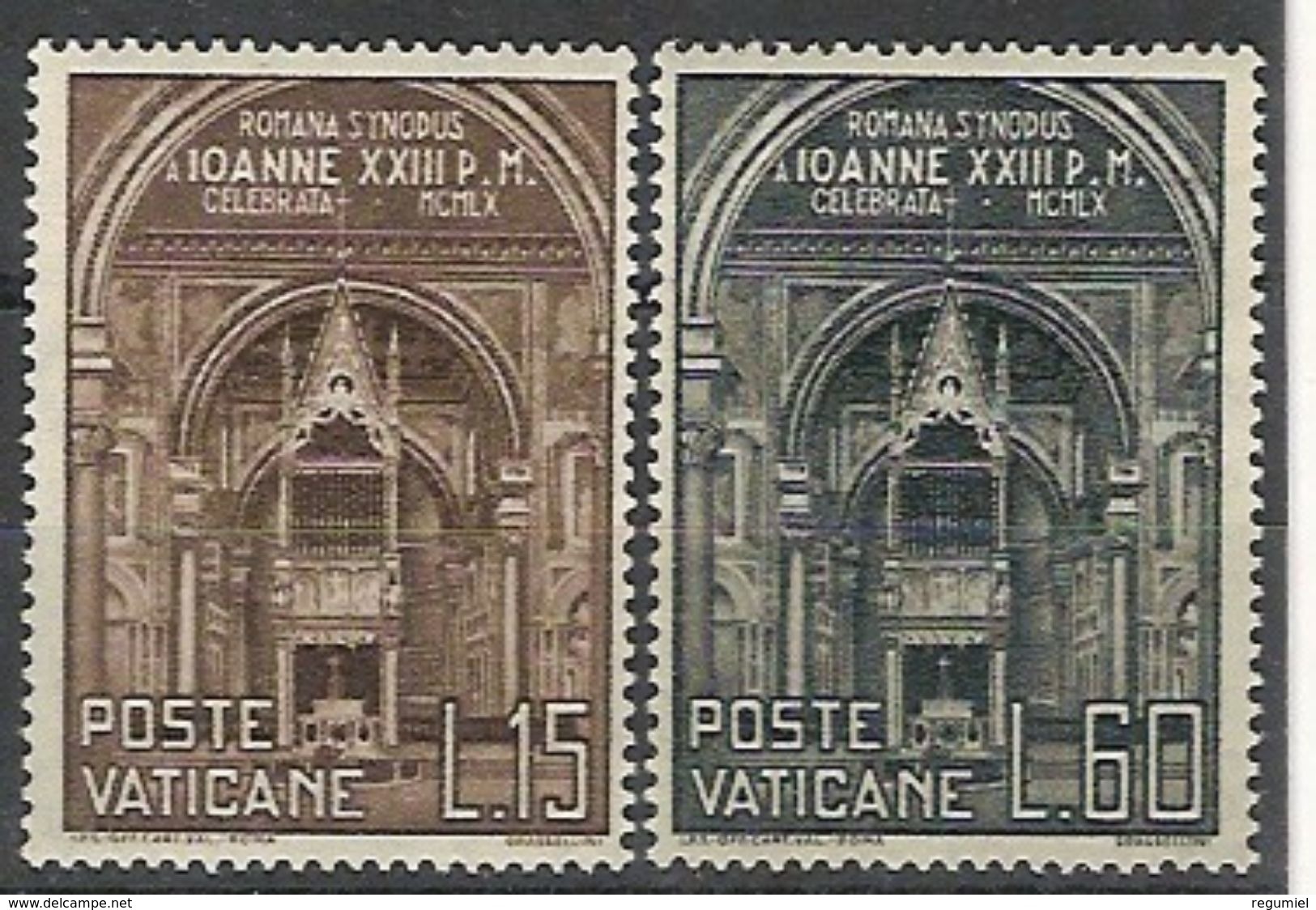 Vaticano 0287/288 ** MNH. 1960 - Nuevos