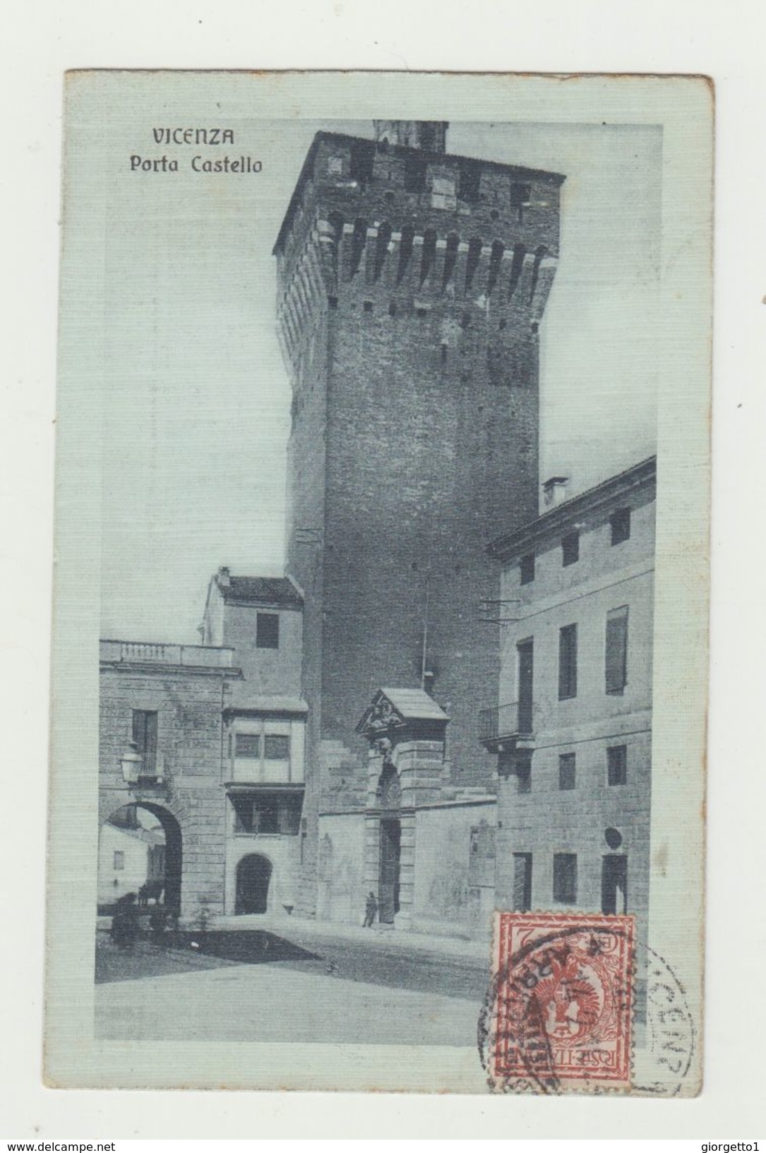 VICENZA . PORTA CASTELLO - VIAGGIATA - ITALY POSTCARD - Vicenza