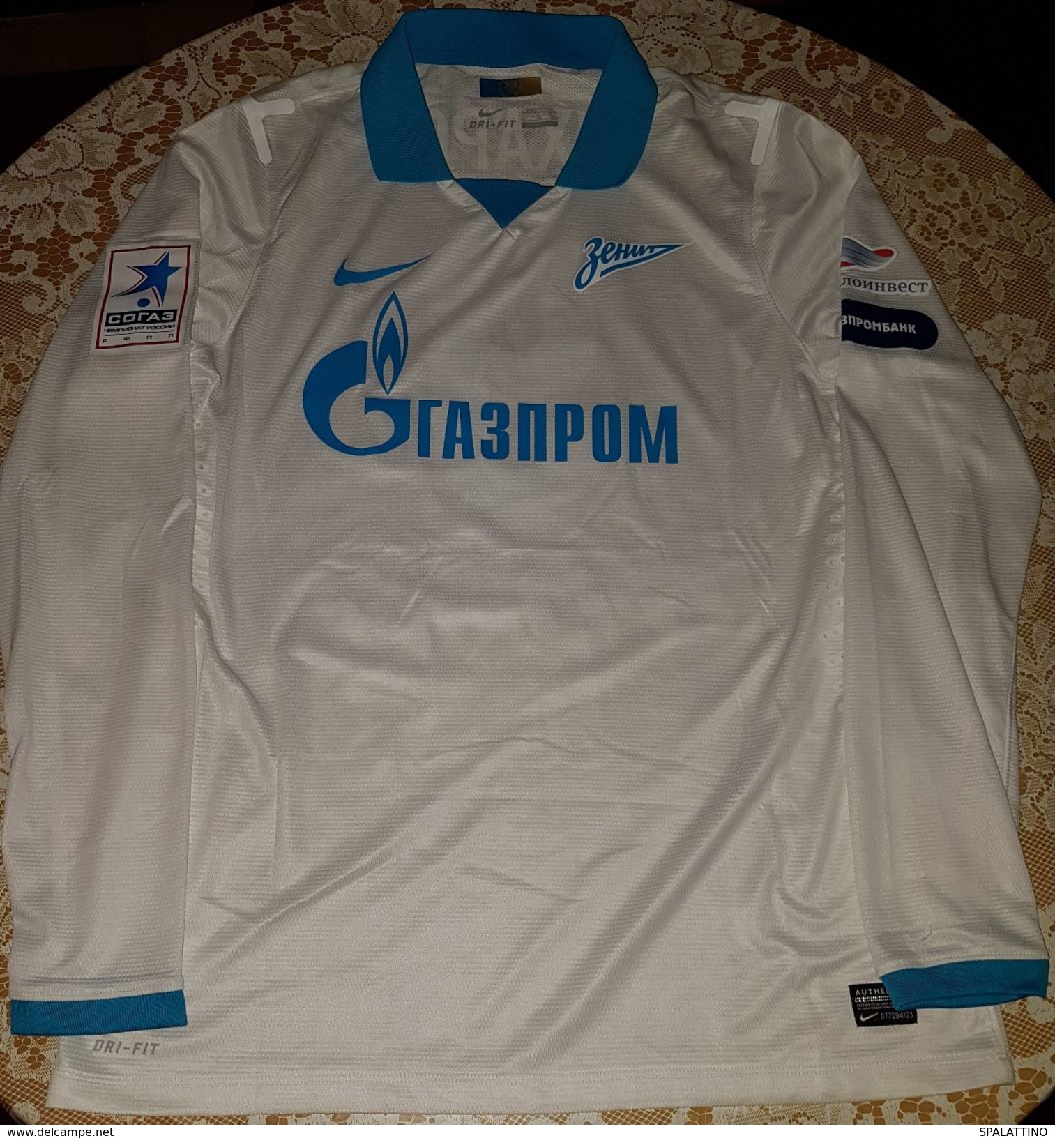 FC ZENIT ST. PETERSBURG- MATCH WORN SHIRT, RUSSIA - Habillement, Souvenirs & Autres