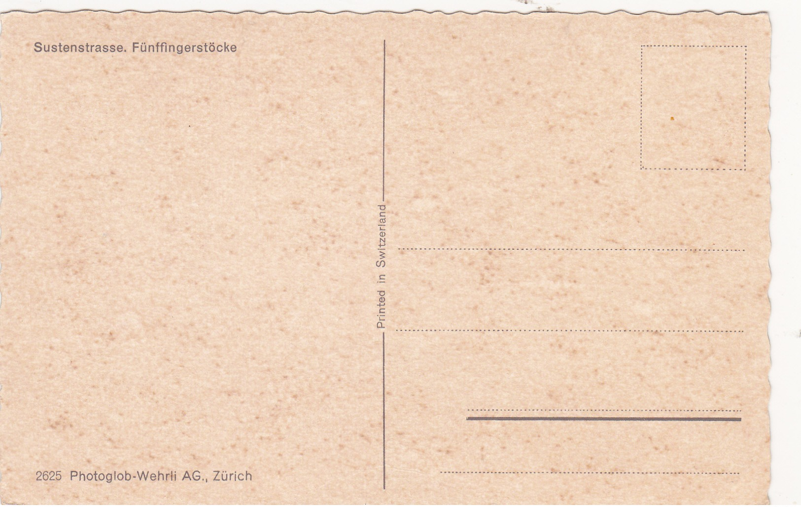 Old Postcard Of Sustenstrasse Mit Fünffingerstöcke, Switzerland,,K39. - Other & Unclassified