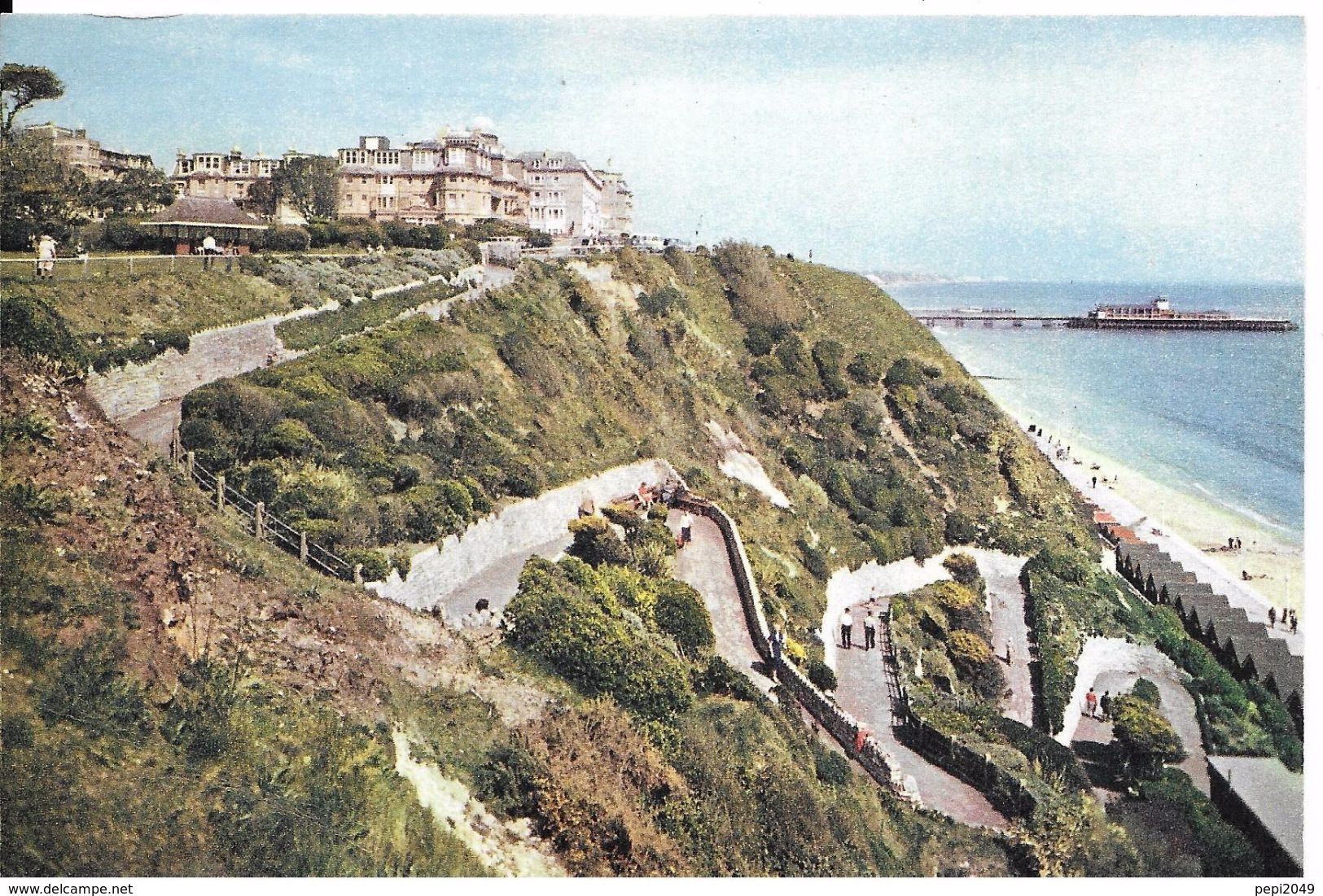 A872 - POSTAL - BOURNEMOUTH - WEST CLIFF ZIG-ZAG PATH - Otros & Sin Clasificación