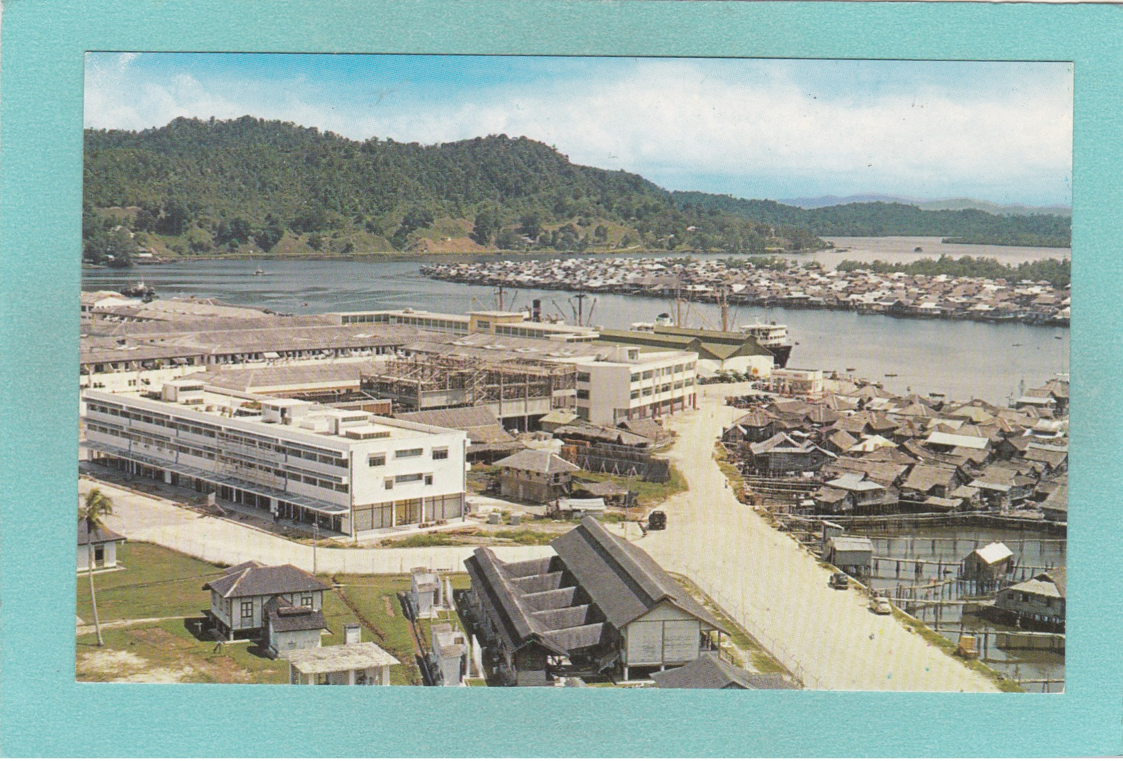 Old Postcard Of Aerial View Of Brunei Town,Brunei,Y67. - Brunei