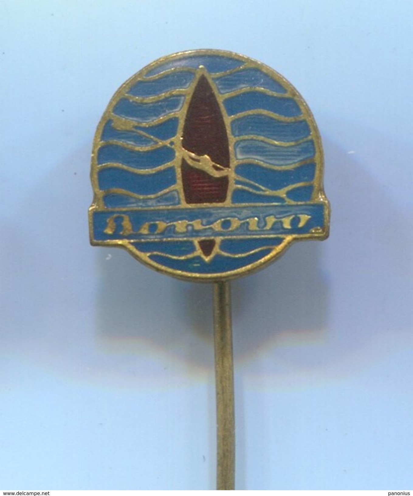 Rowing, Rudern, Canu, Kayak - VK BOROVO, CROATIA, Vintage Pin, Badge, Abzeichen - Rudersport