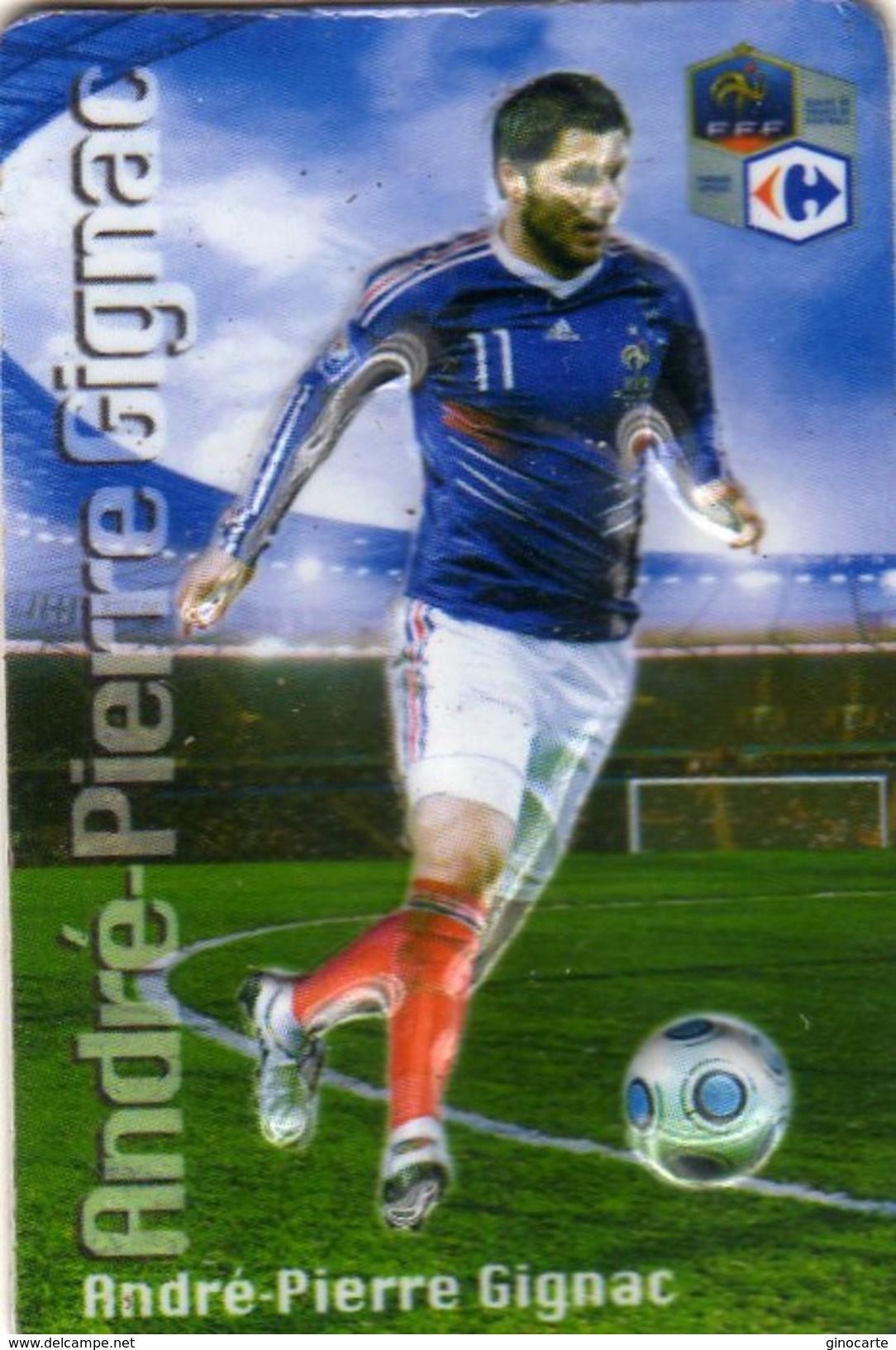 Magnet Magnets Football Carrefour Equipe France En Relief André Pierre Gignac - Sport