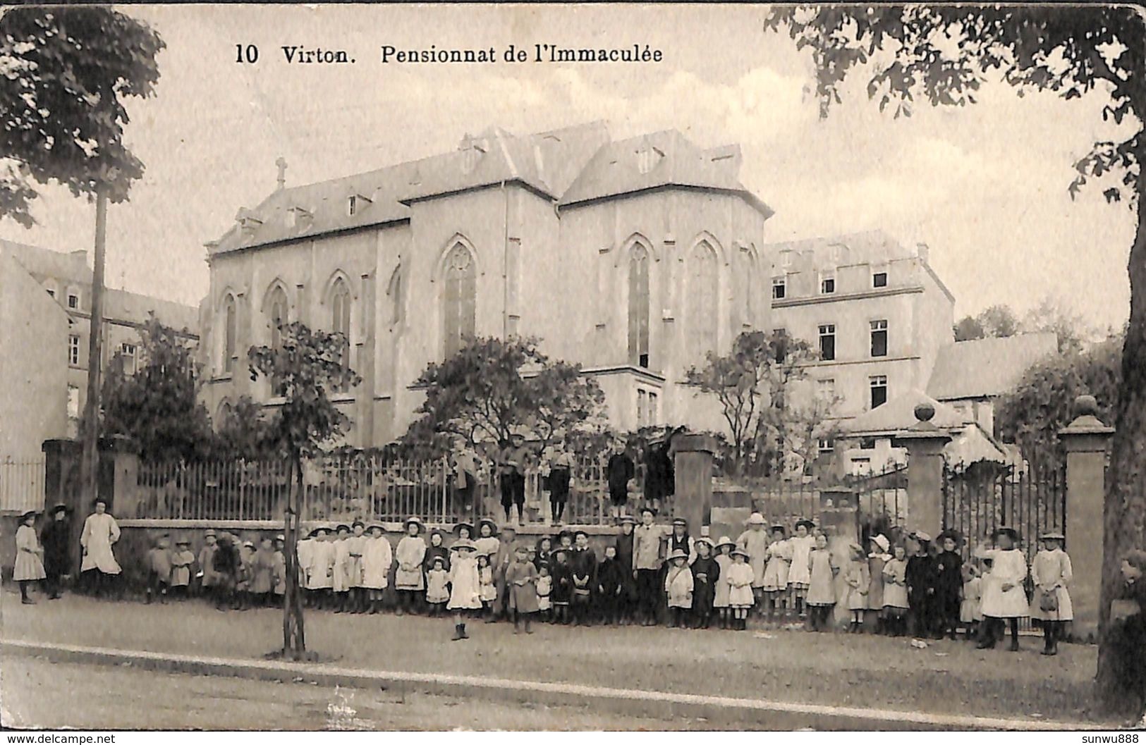 Virton - Pensionnat De L'Immaculée (top Animation, 1914) - Virton