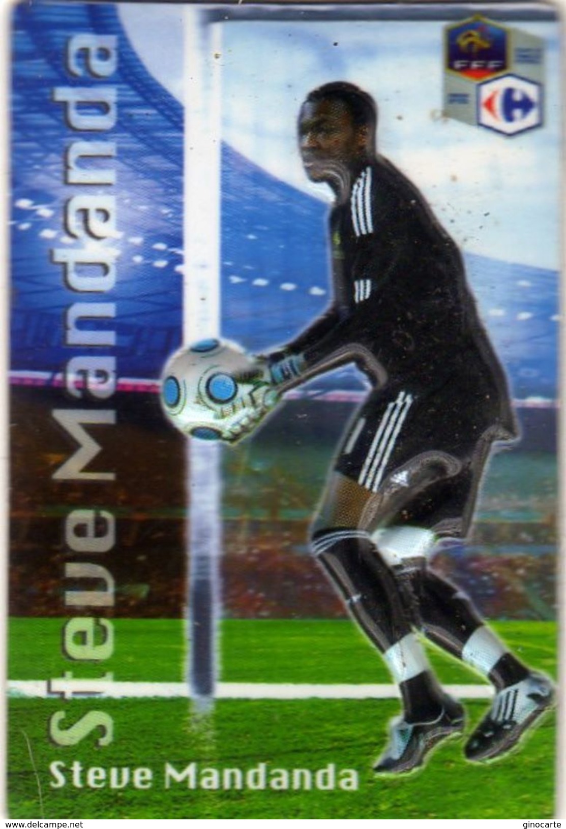 Magnet Magnets Football Carrefour Equipe France En Relief Steve Mandanda - Sports