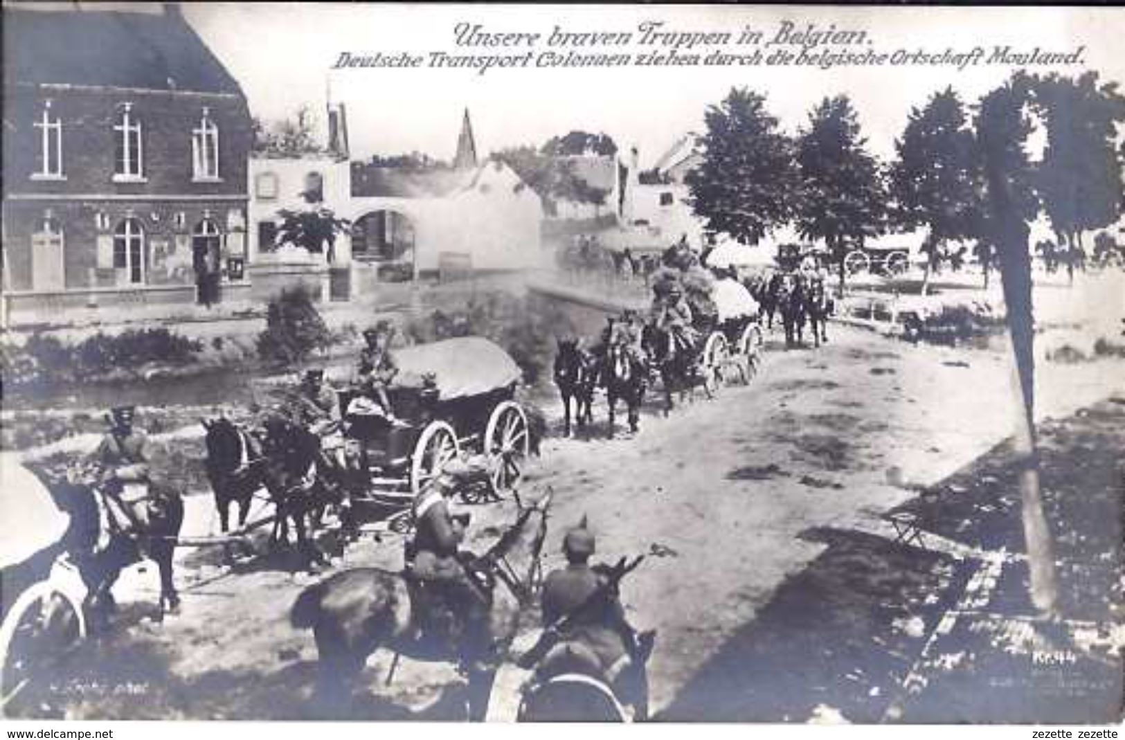 MOULAND  Fourons Voeren, Truppen Deutsche , Non Voyagé, Armée Allemande Casques à Pointe (263) - Voeren