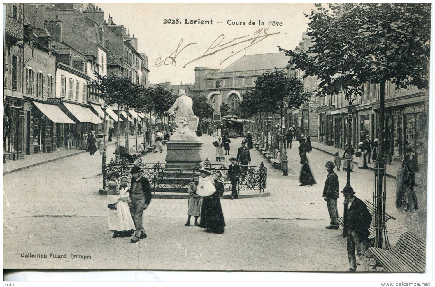 N°56014 -cpa Lorient -cours De La Bôve- - Lorient