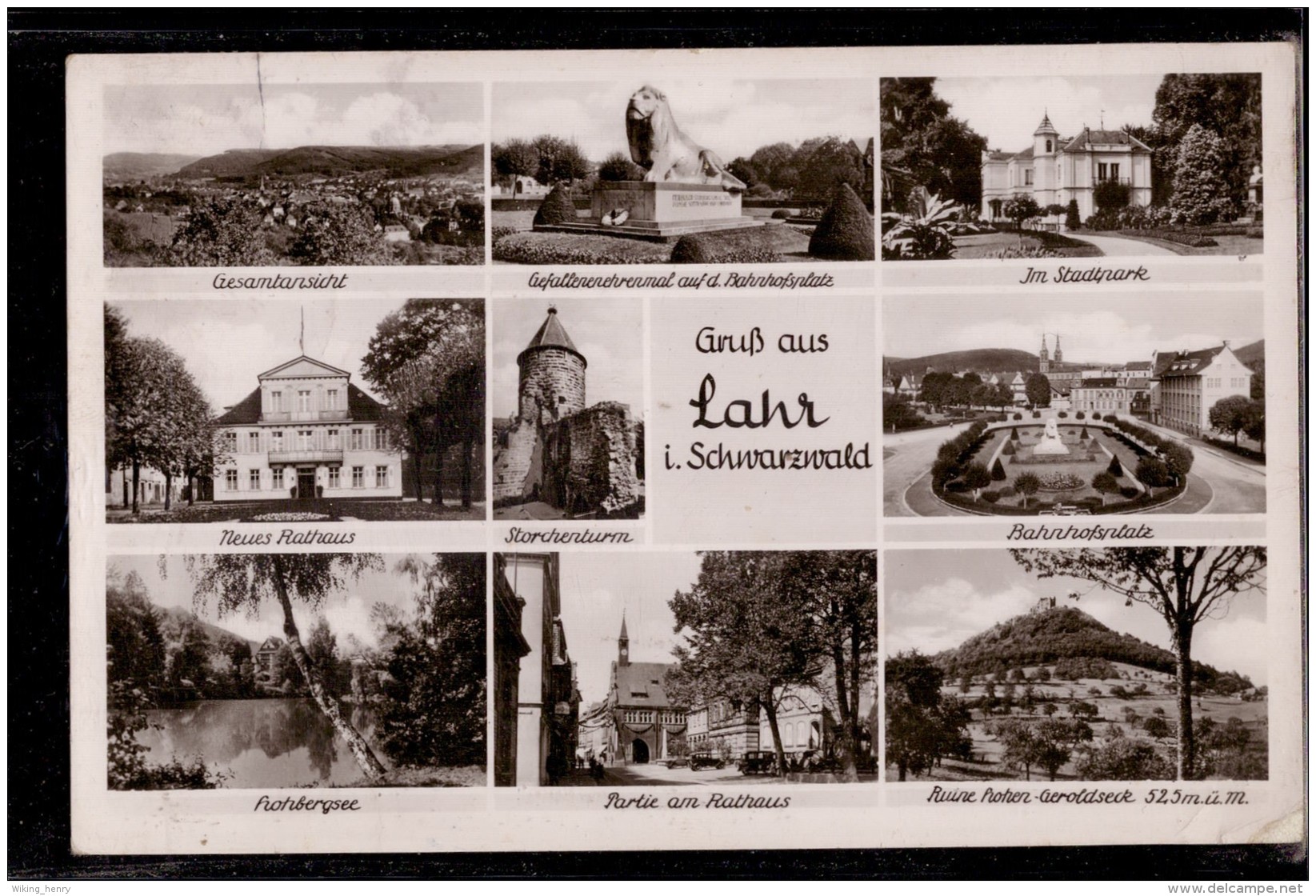 Lahr Im Schwarzwald - S/w Mehrbildkarte 3 - Lahr