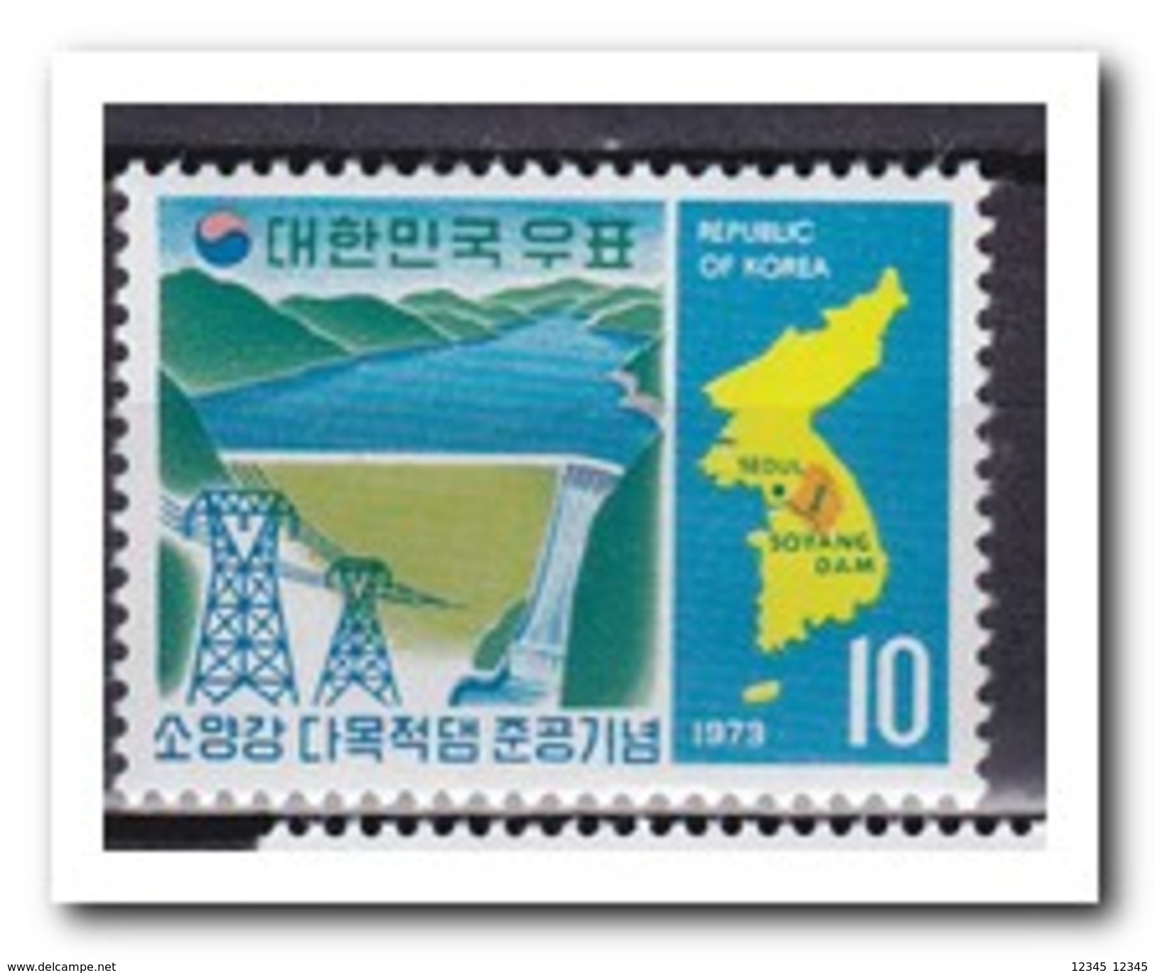 Zuid Korea 1973, Postfris MNH, Dam - Corea Del Sud