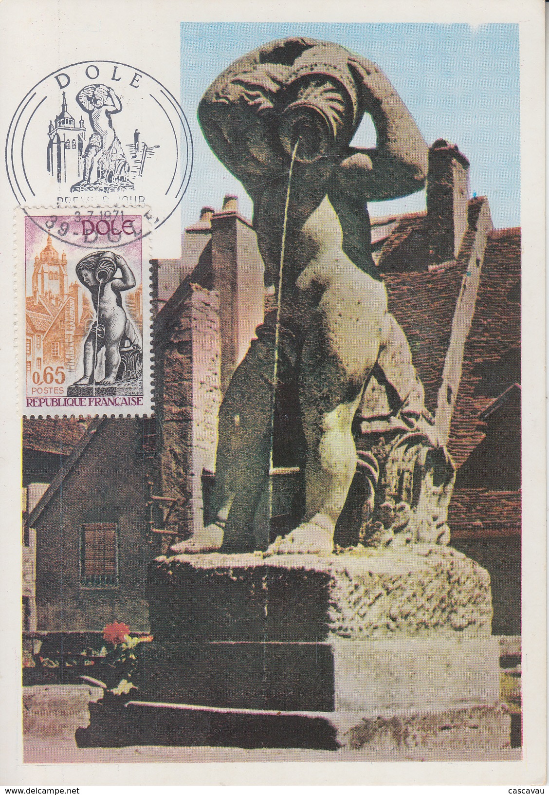 Carte  Maximum  1er  Jour   FRANCE   DOLE   1971 - 1970-1979