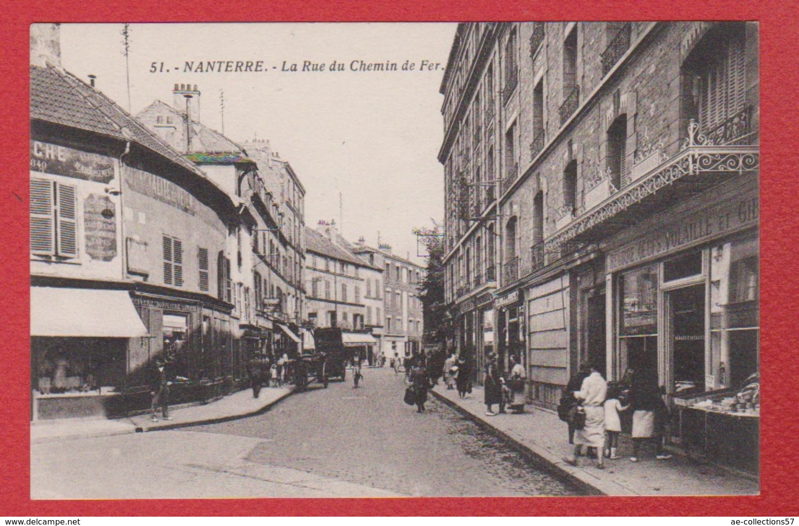 Nanterre  / La Rue Du Chemin De Fer - Nanterre