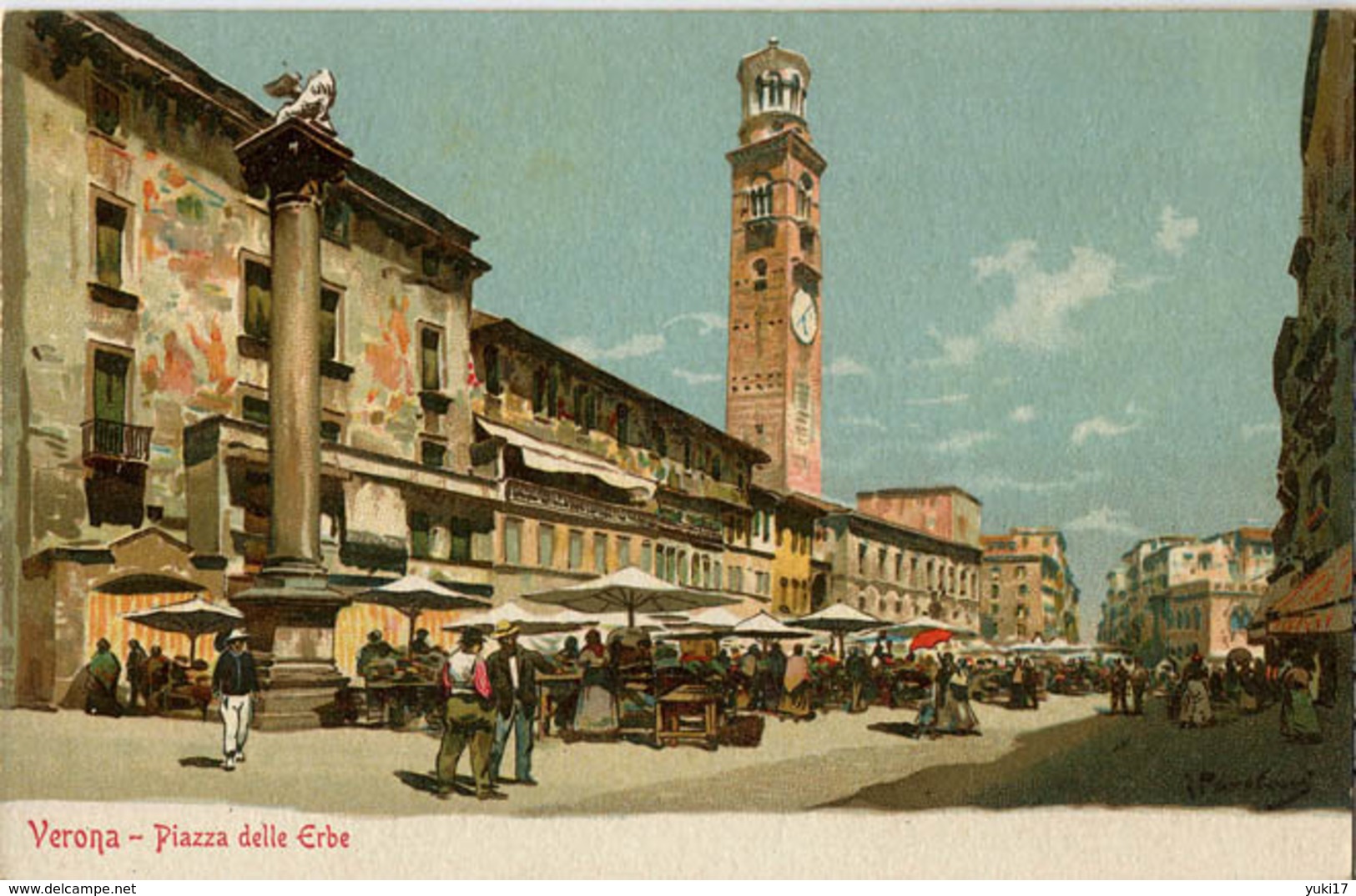 ITALIE VERONA PIAZZA DELLE ERBE - Verona