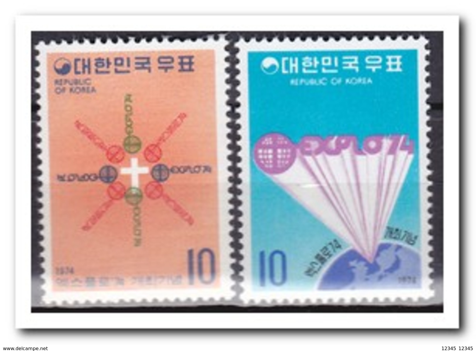 Zuid Korea 1974, Postfris MNH, EXPLO'74 - Korea (Zuid)