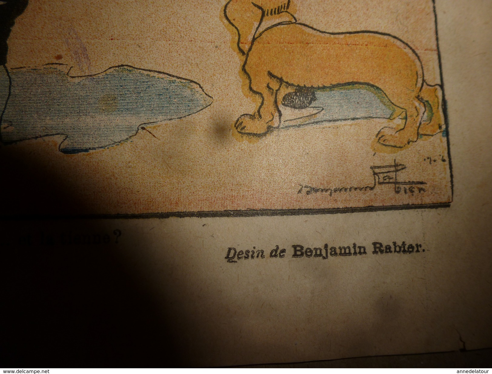 1902 LE JOURNAL : Couverture Par Benjamin Rabier --->Ma Bonne Est à Son 3e Amoureux Cette Année...et La Tienne ? ... - Autres & Non Classés