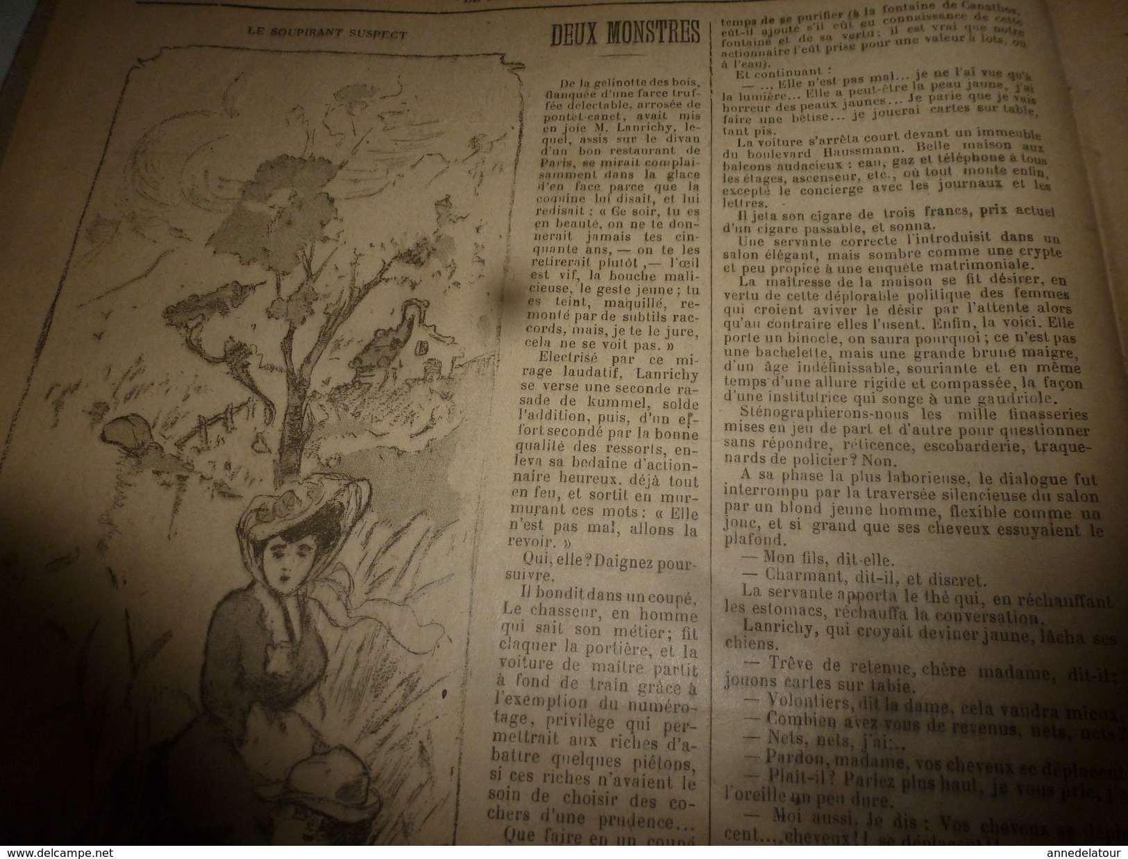 1902 LE JOURNAL : Couverture Par Benjamin Rabier --->Ma Bonne Est à Son 3e Amoureux Cette Année...et La Tienne ? ... - Autres & Non Classés