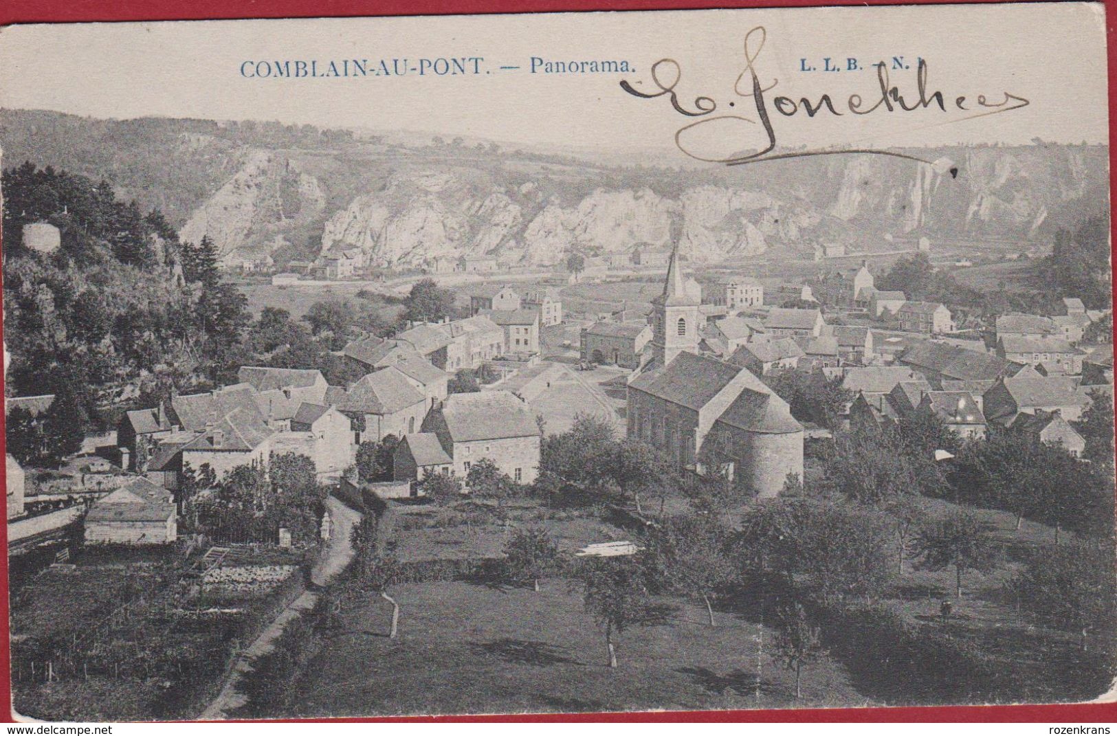 COMBLAIN-AU-PONT - Panorama Liege Luik  (En Tres Bon Etat) 1913 - Comblain-au-Pont
