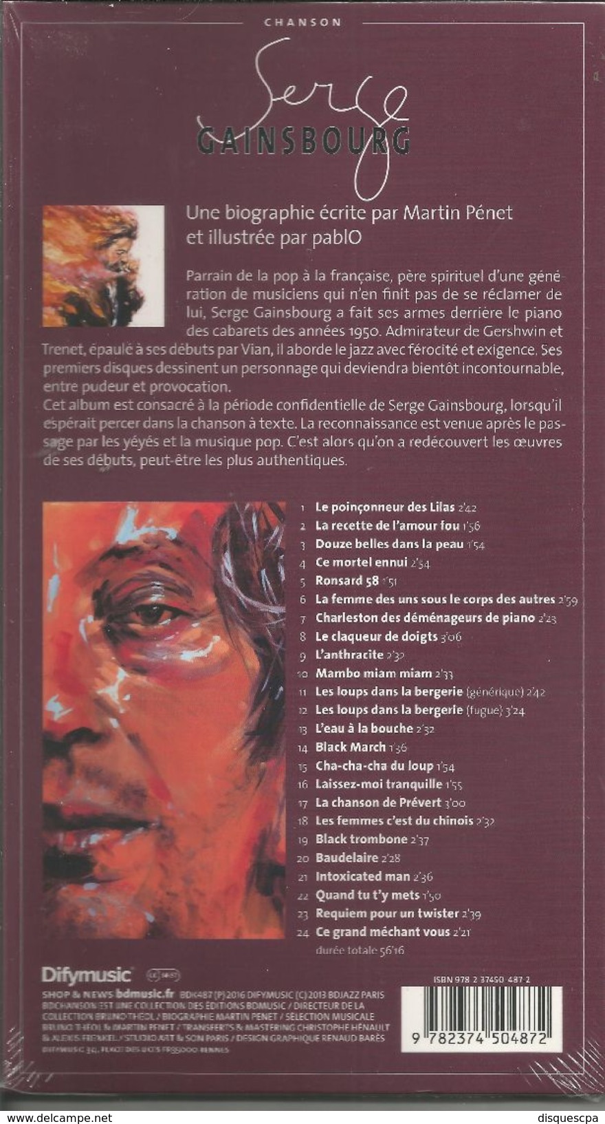 °° CD BD °°     GAINSBOURG  °°°        NEUF SOUS BLISTER - Rock