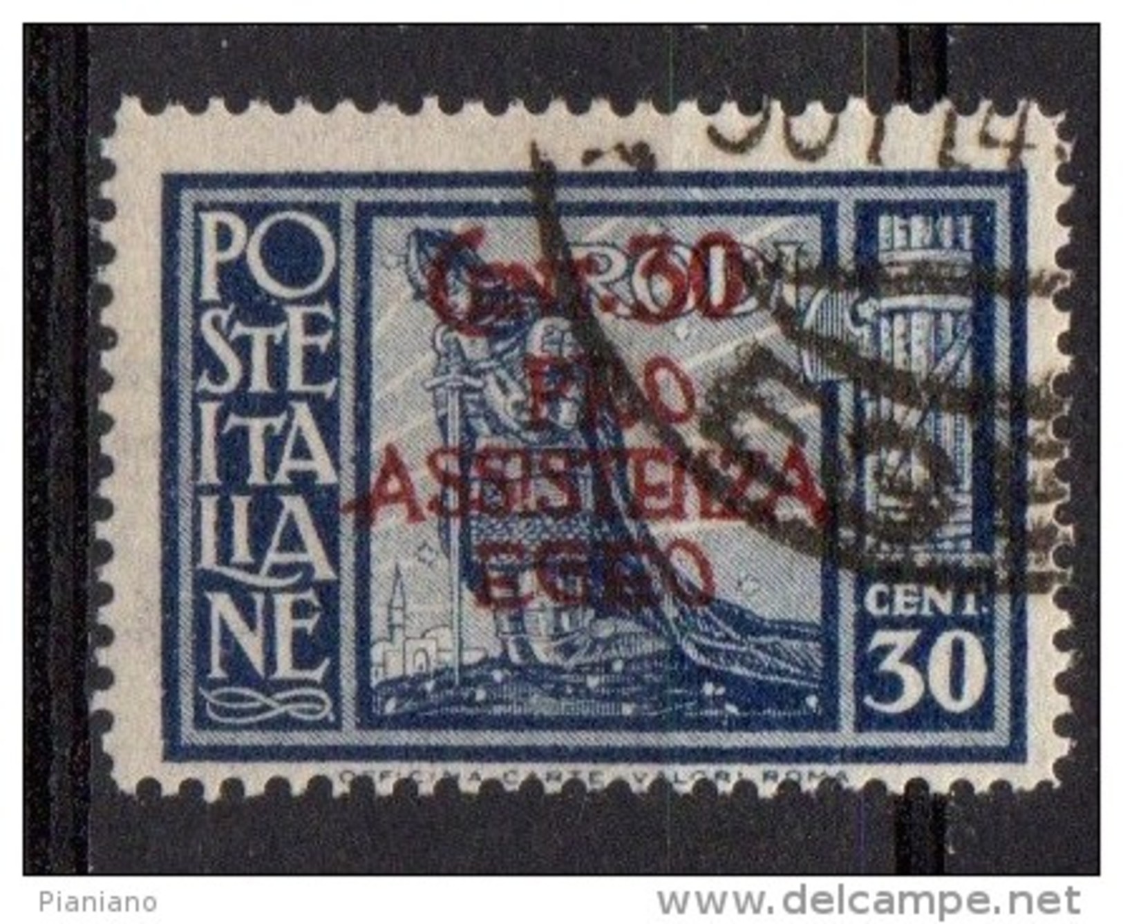 PIA - EGEO - 1943 : Occupazione Tedesca : Pro Assistenza Egeo  - (SAS  122) - Egeo (Ocu. Alemana)