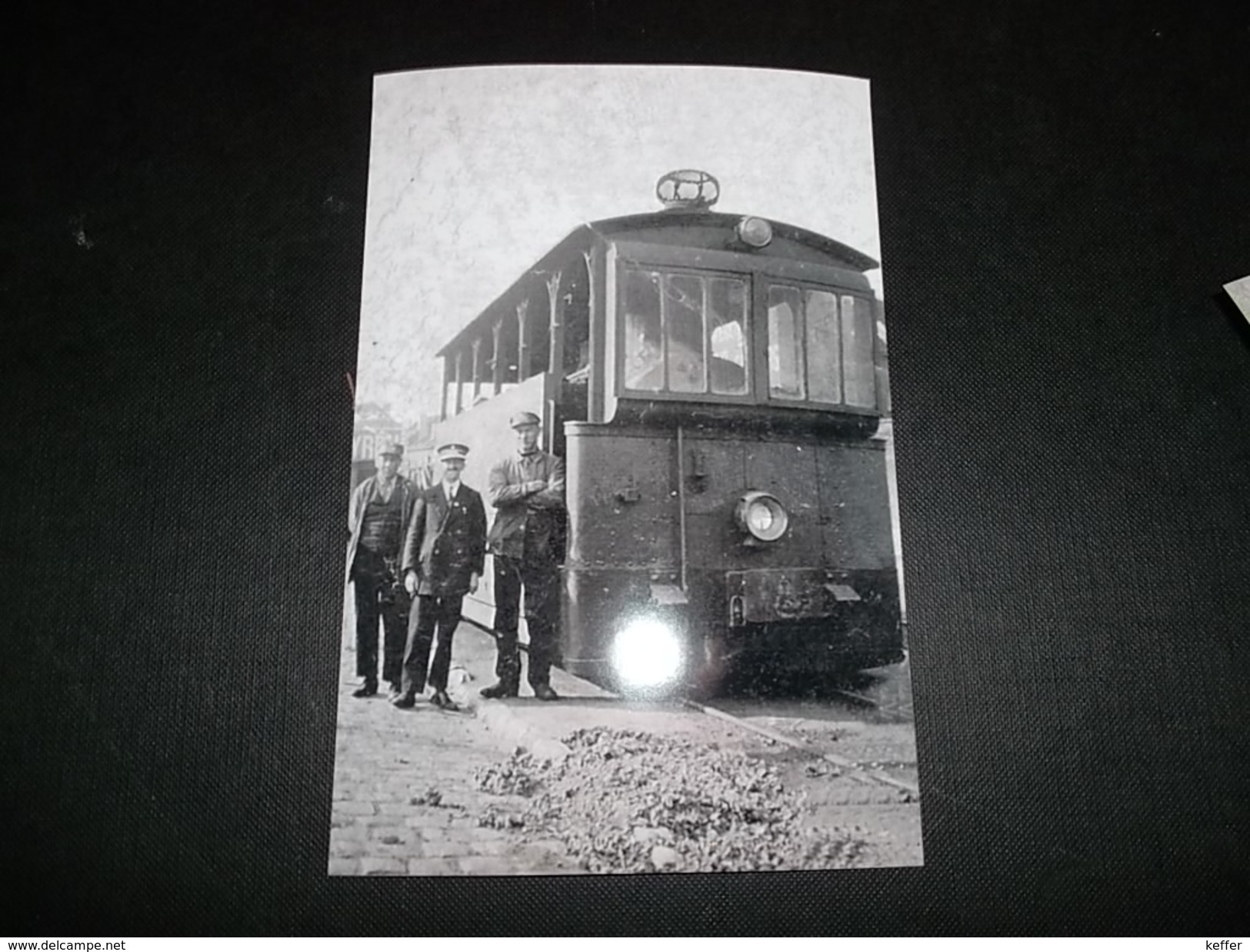 Rillaer Foto Tram Rillaer Bestuurder Evaristus Van Thielt Rechts Op Foto - Aarschot