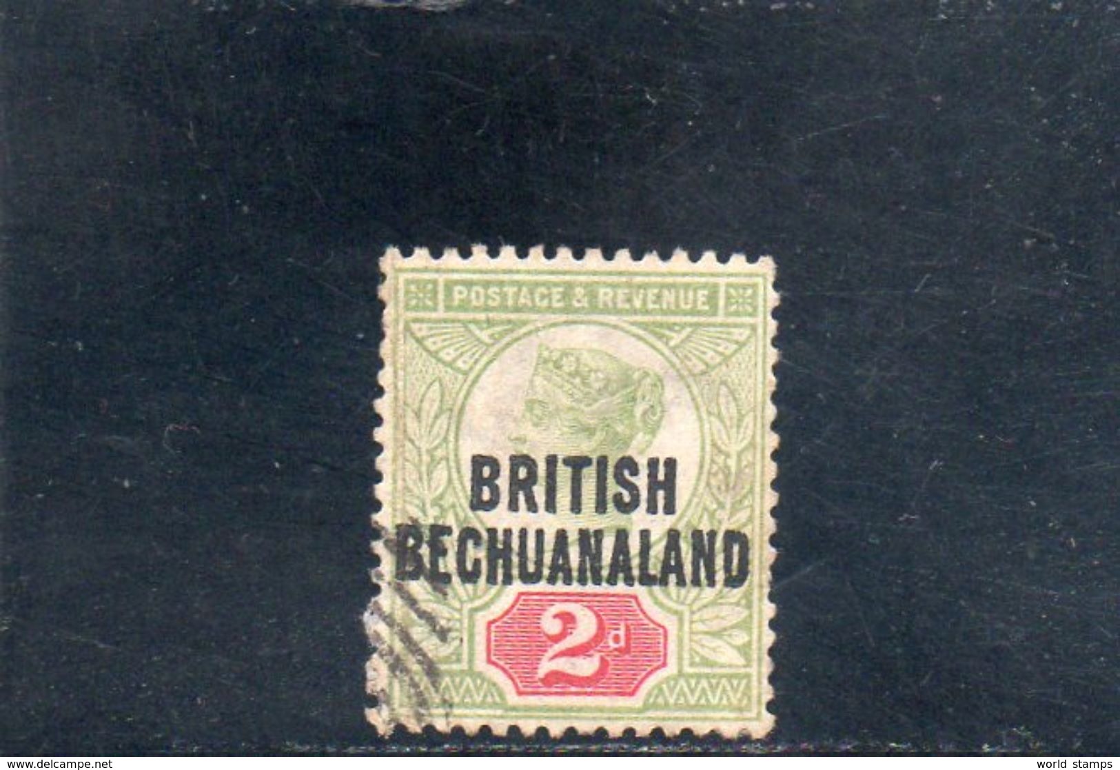 BECHUANALAND 1892 O - 1885-1895 Crown Colony