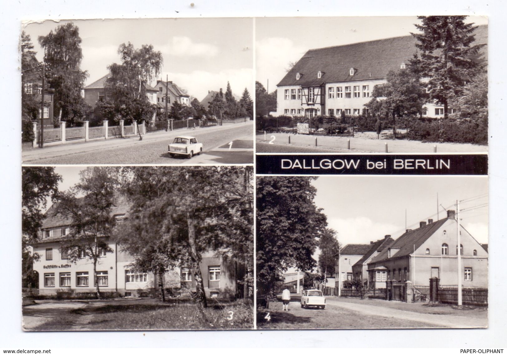 0-1543 DALLGOW, Thälmann-Strasse, Polytechn. Oberschule, Seegefelder Strasse, Märkischer Platz - Dallgow-Doeberitz
