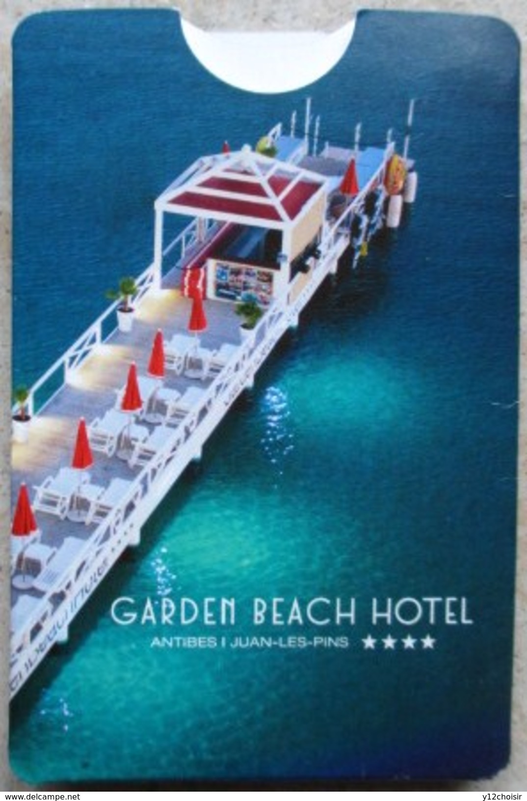 CARTE PUBLICITE GARDEN BEACH HOTEL ANTIBES-JUAN-LES-PINS 2017 - Hotel Labels