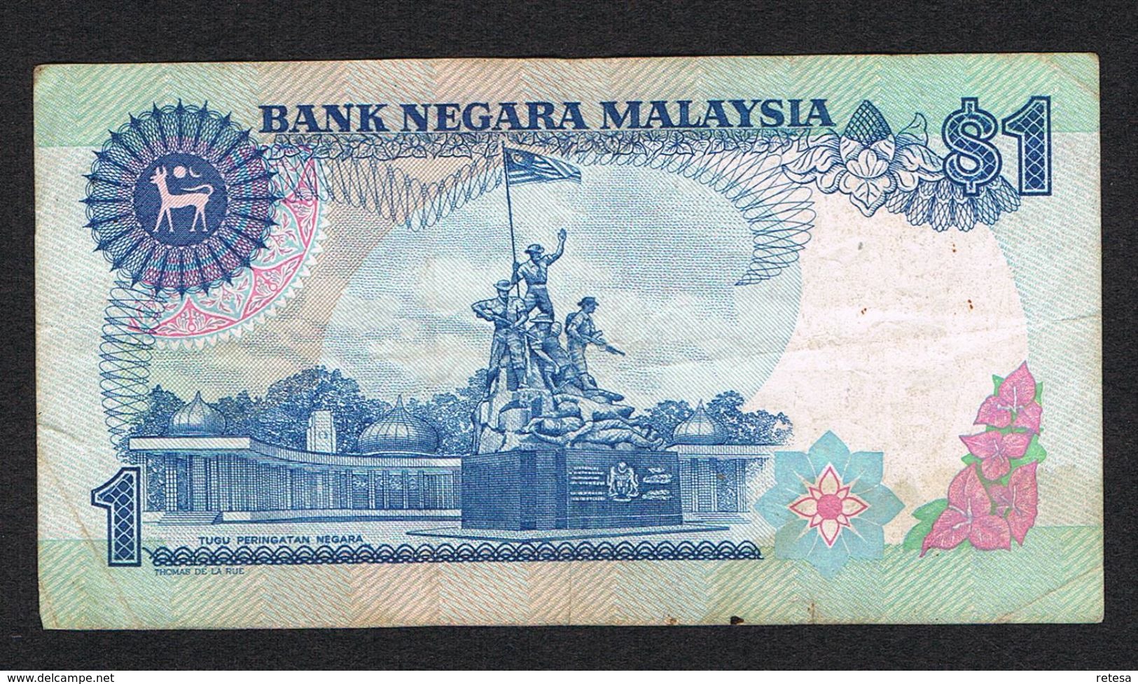 )  MALAYSIA  1 SANTA  RINGGIT - Malasia